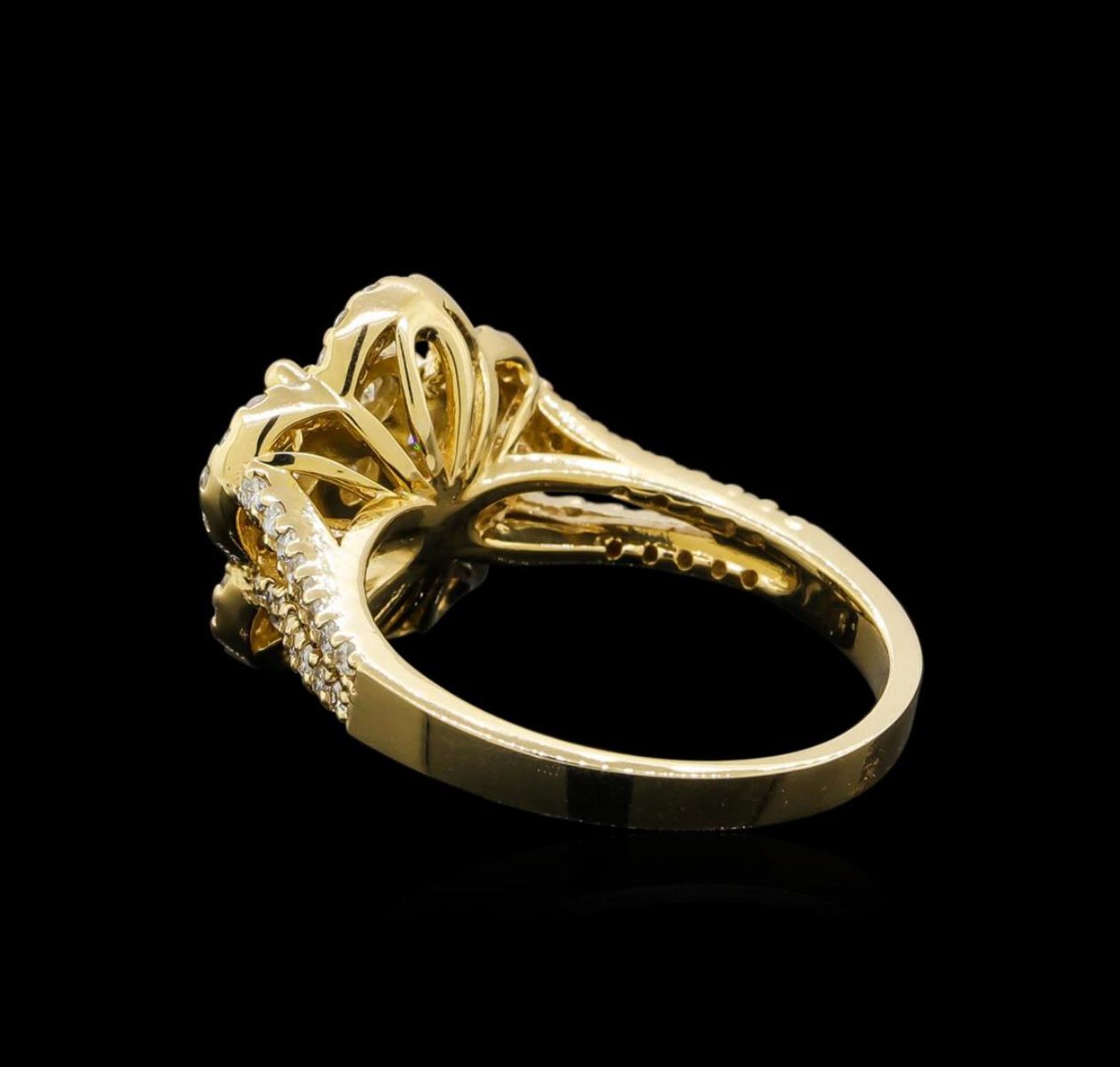 14KT Yellow Gold 1.14 ctw Diamond Ring - Image 3 of 5