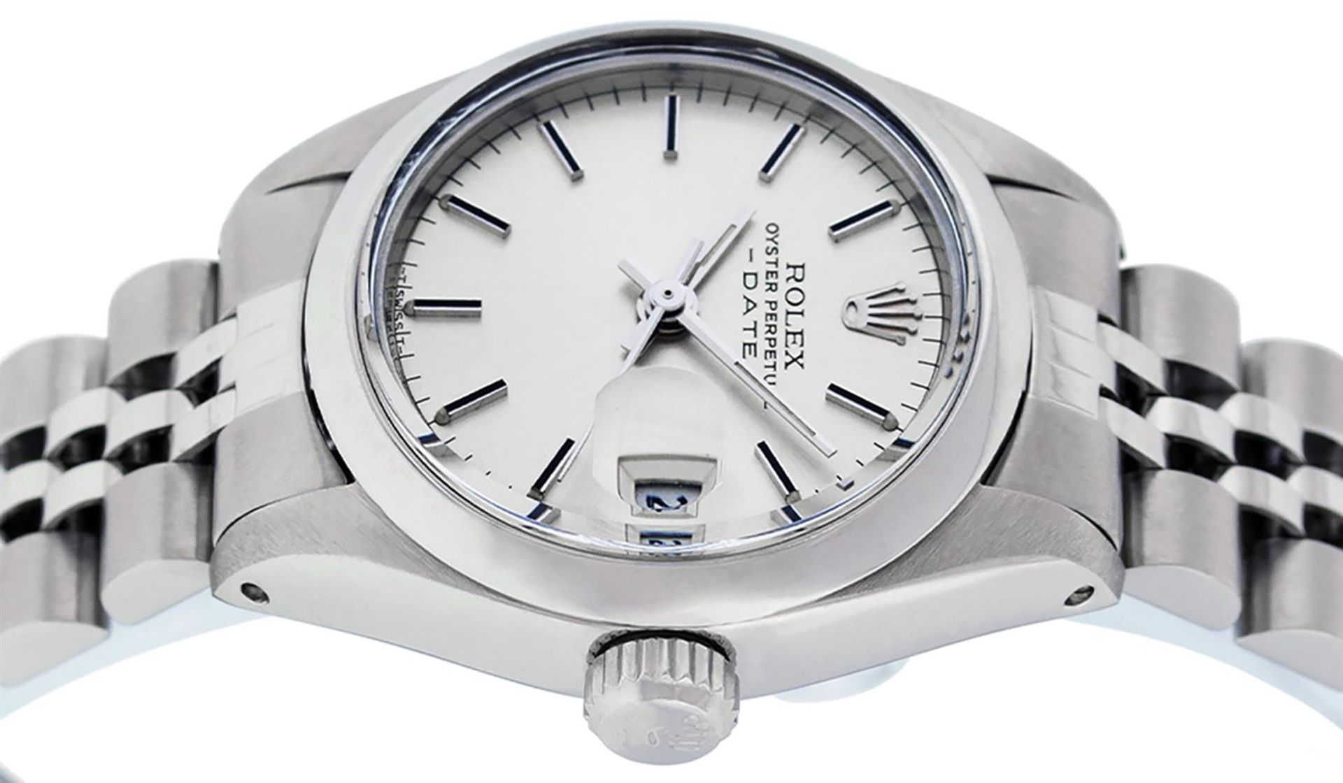 Rolex Ladies Stainless Steel Silver Index 26MM Datejust Wristwatch - Image 8 of 8