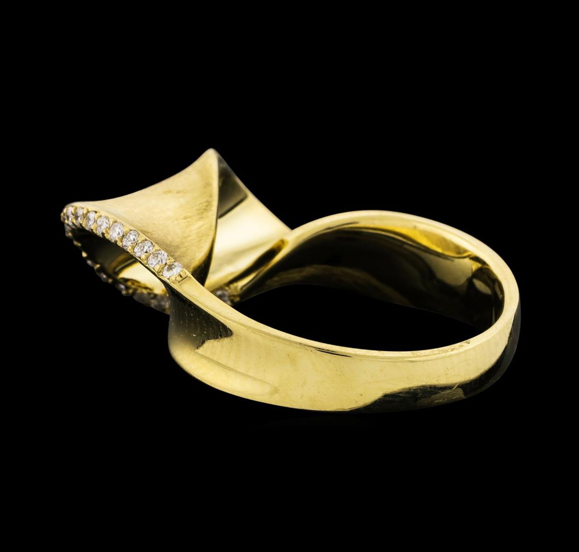 0.15 ctw Diamond Ring - 14KT Yellow Gold - Image 3 of 4