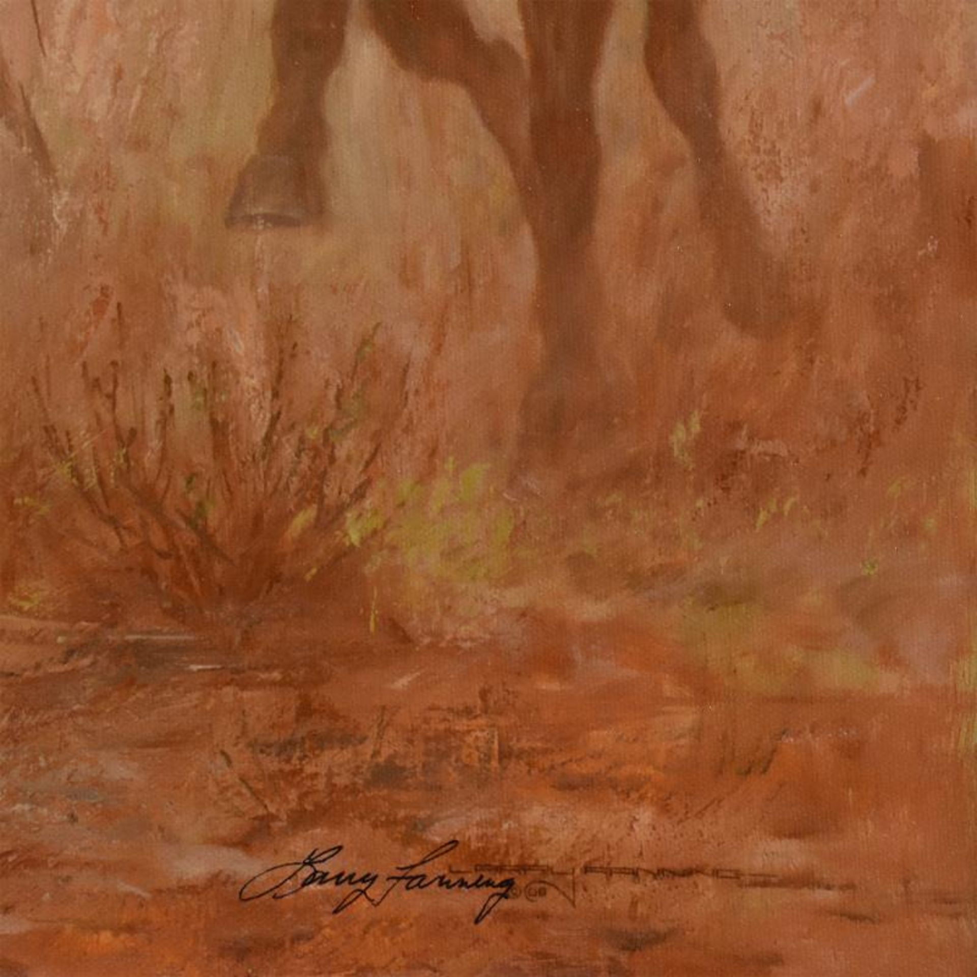 Larry Fanning, "Off To See The Elephant" Limited Edition on Canvas, AP Numbered - Image 2 of 3