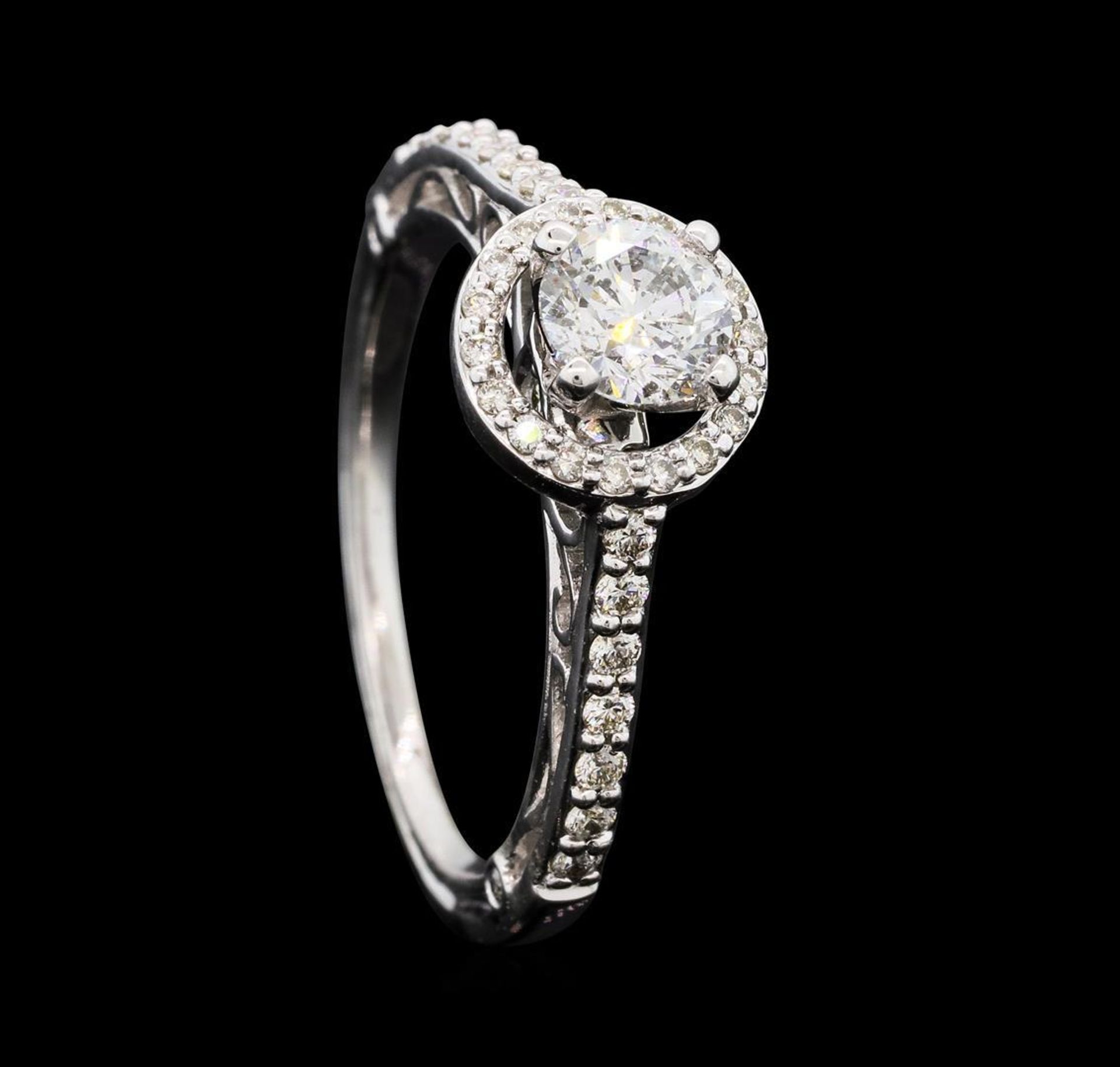 0.79 ctw Diamond Ring - 14KT White Gold - Image 4 of 5