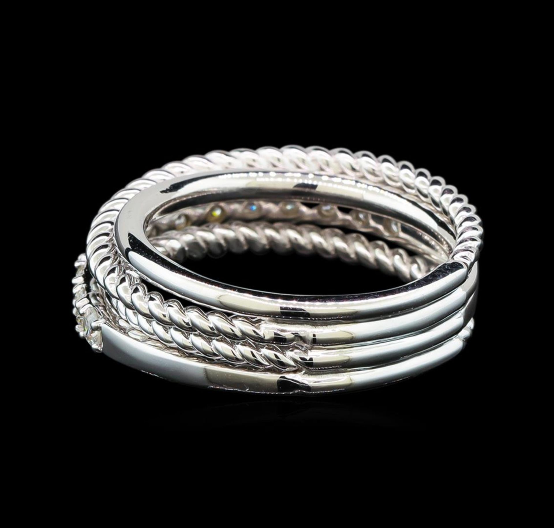 0.65 ctw Diamond Ring - 14KT White Gold - Image 2 of 3