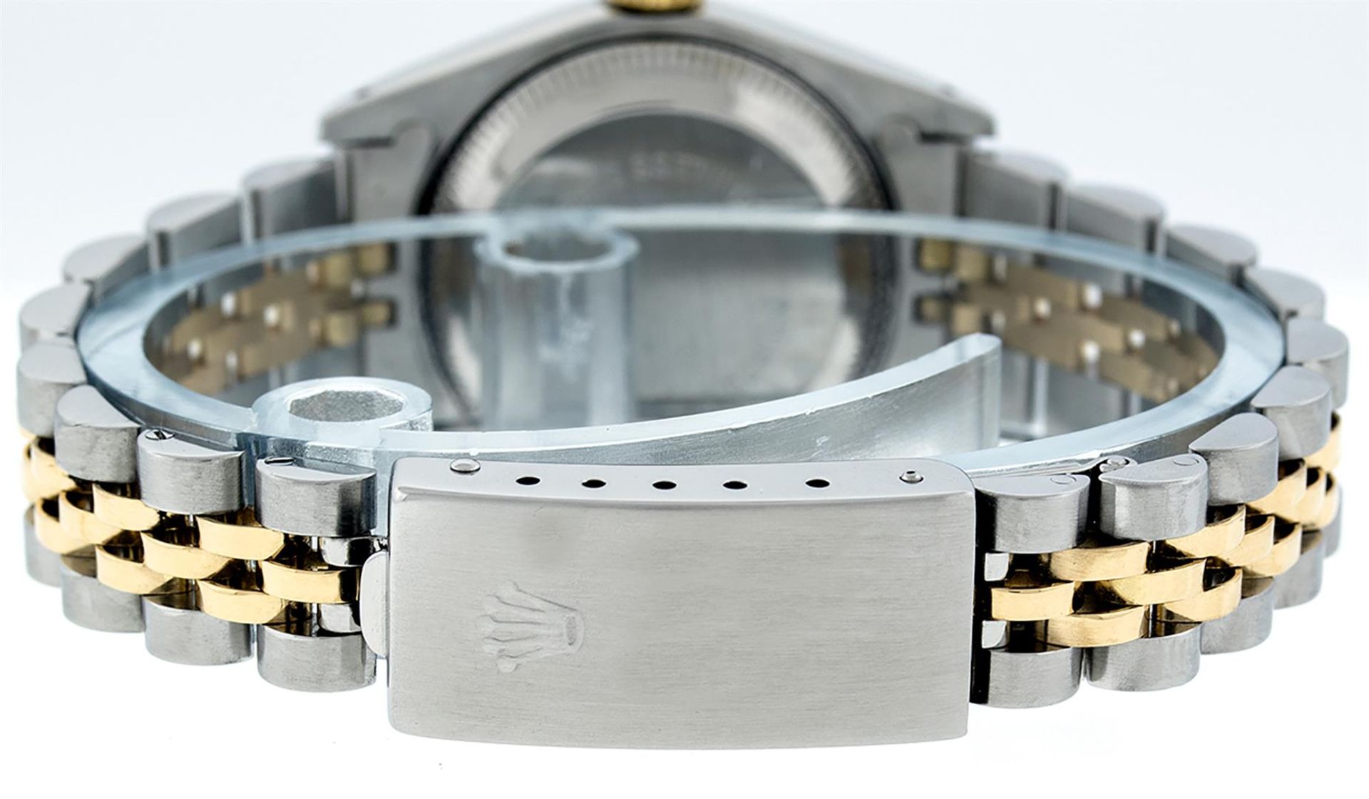 Rolex Ladies 2 Tone Champagne Diamond 26MM Datejust Wristwatch - Image 8 of 9