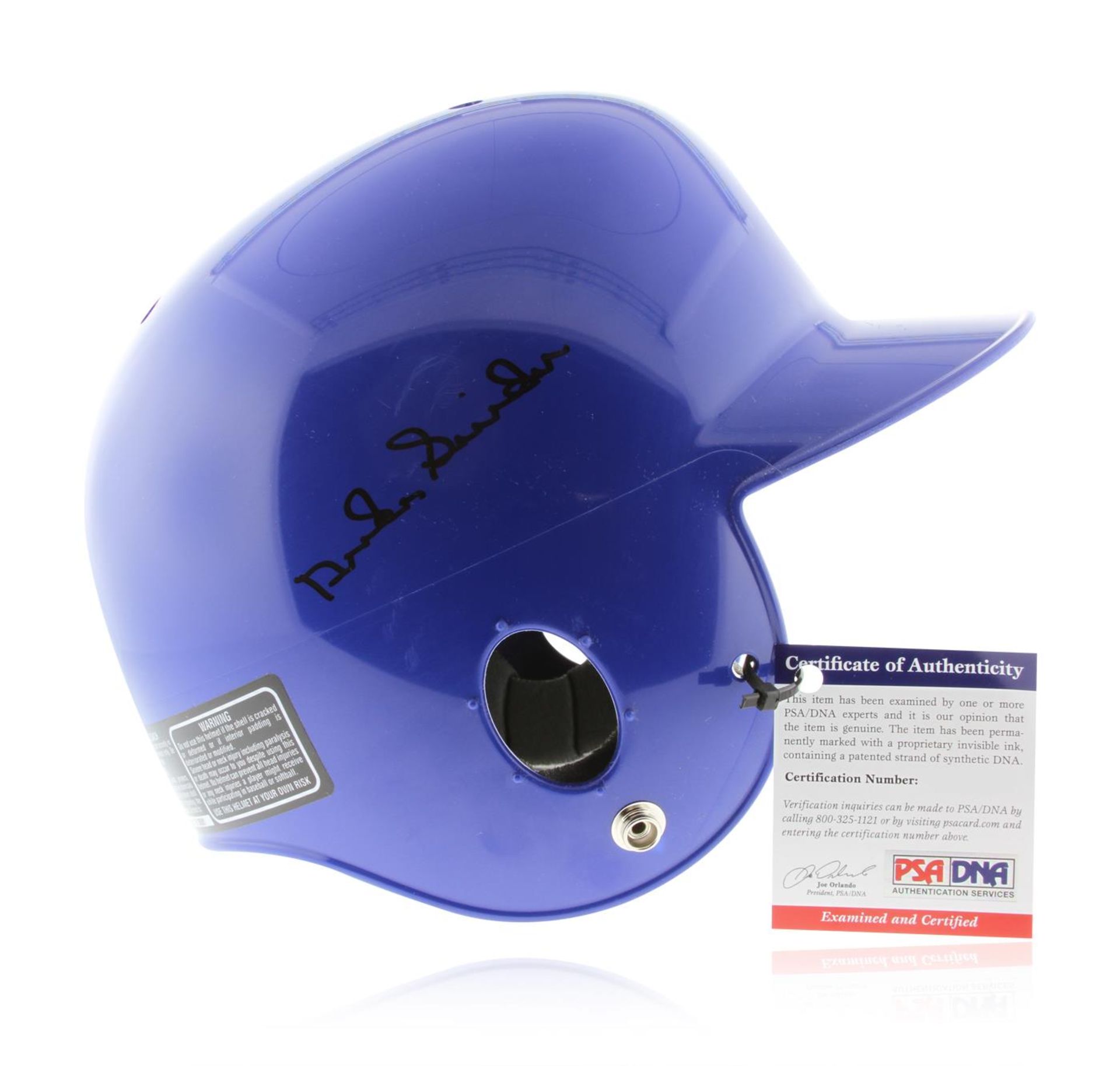 Autographed Duke Snider Brooklyn Helmet PSA Certified