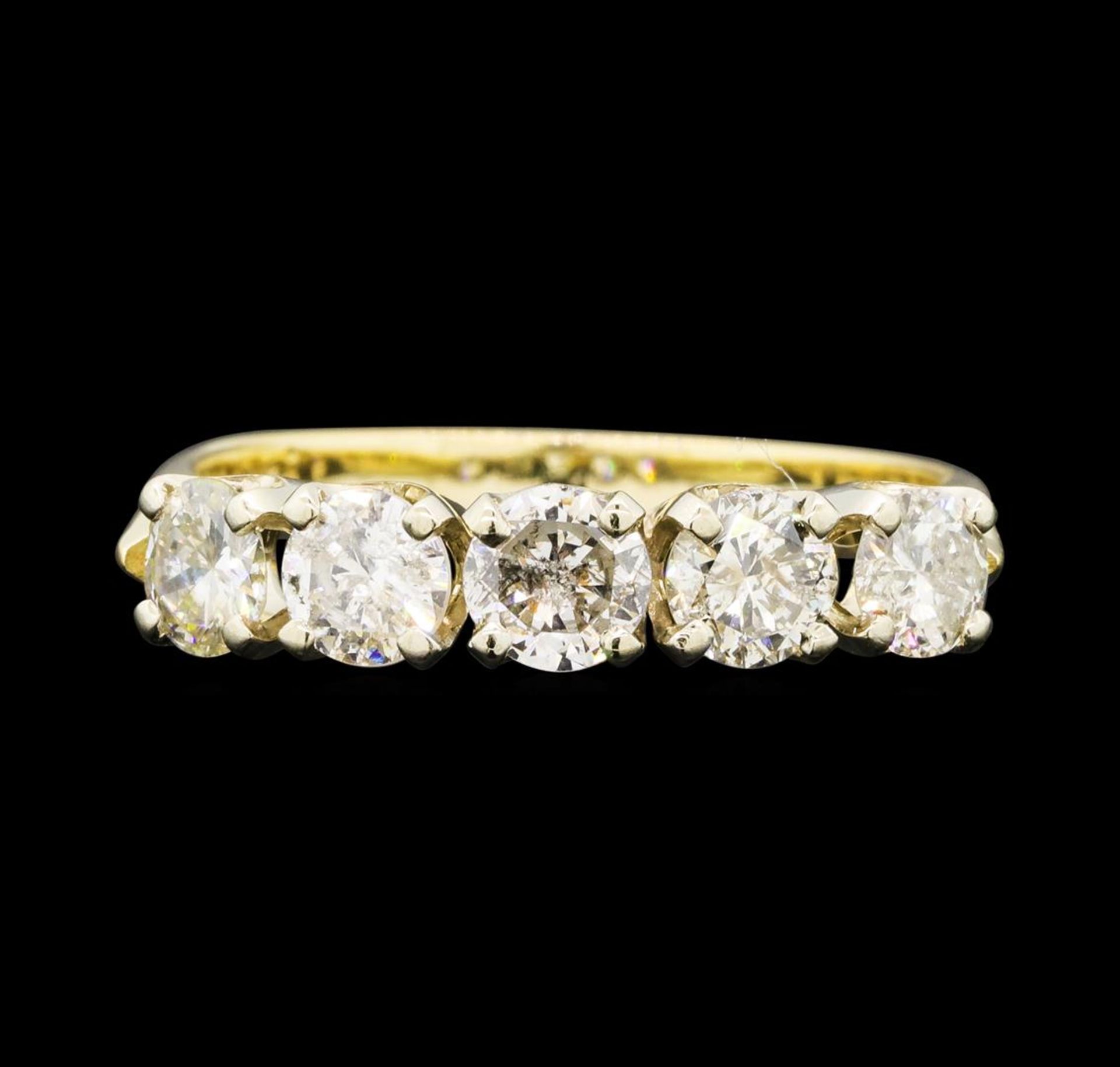 0.90 ctw Diamond Ring - 14KT Yellow Gold - Image 2 of 5