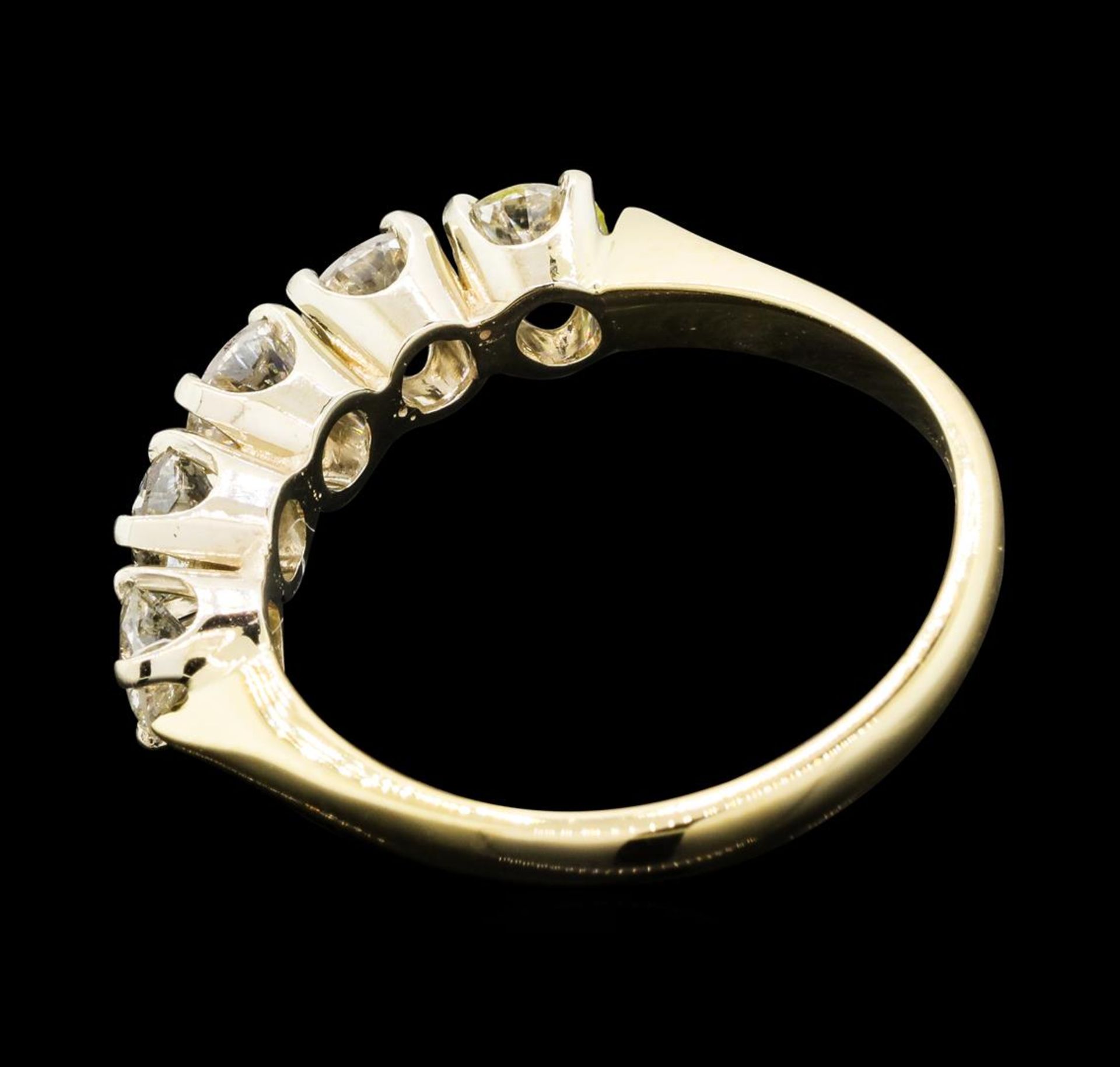 0.90 ctw Diamond Ring - 14KT Yellow Gold - Image 3 of 5