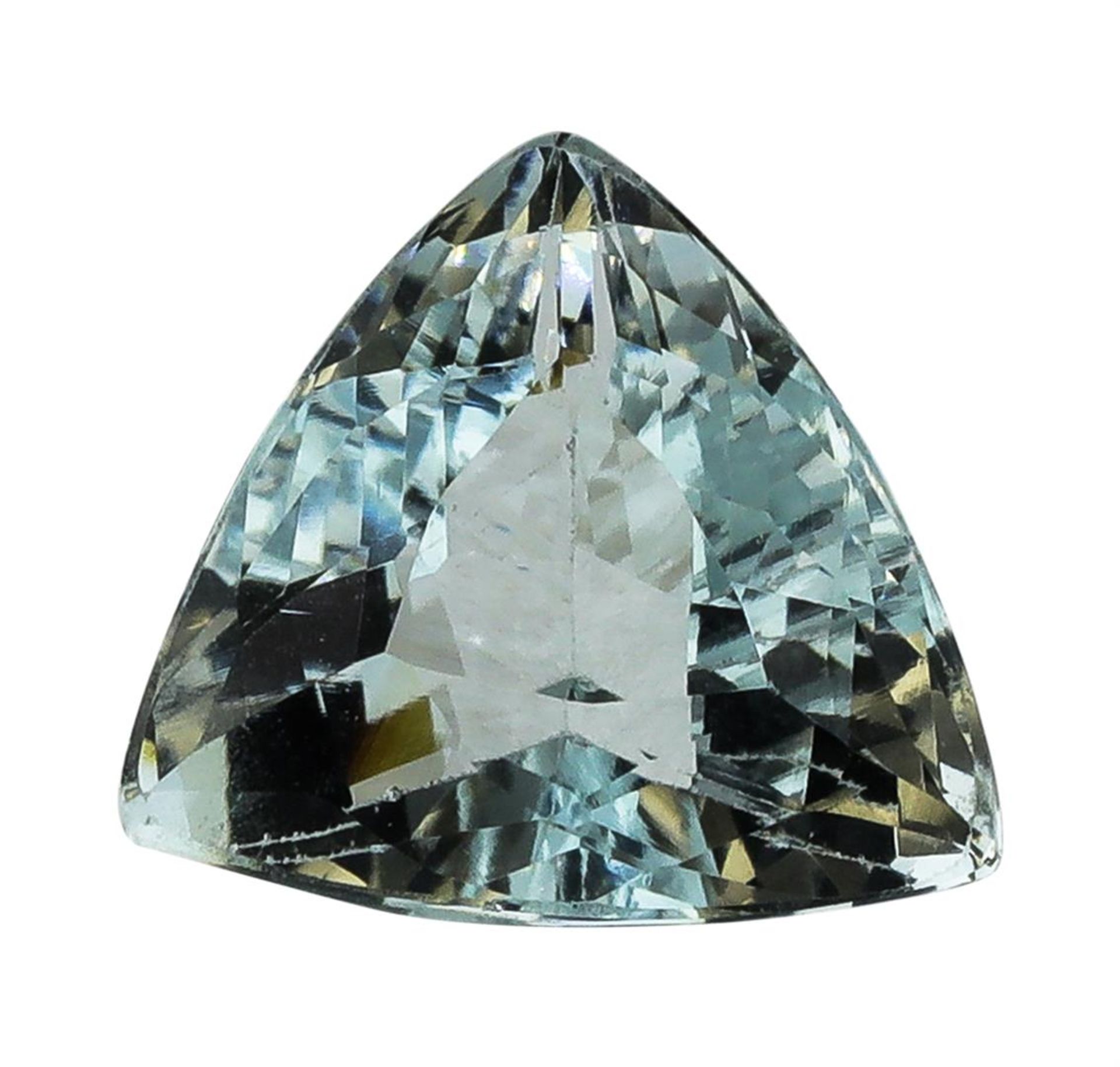 3.66 ct.Natural Trilliant Cut Aquamarine