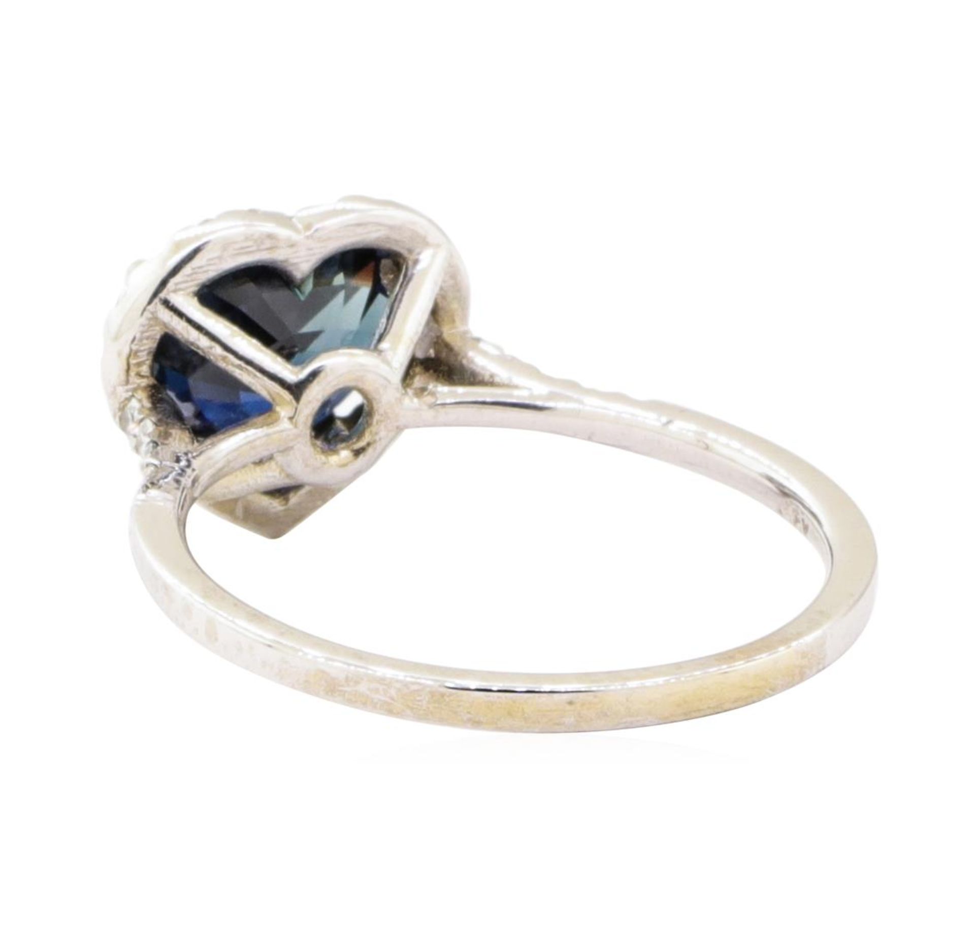 2.66 ctw Sapphire And Diamond Ring - 18KT White Gold - Image 3 of 5