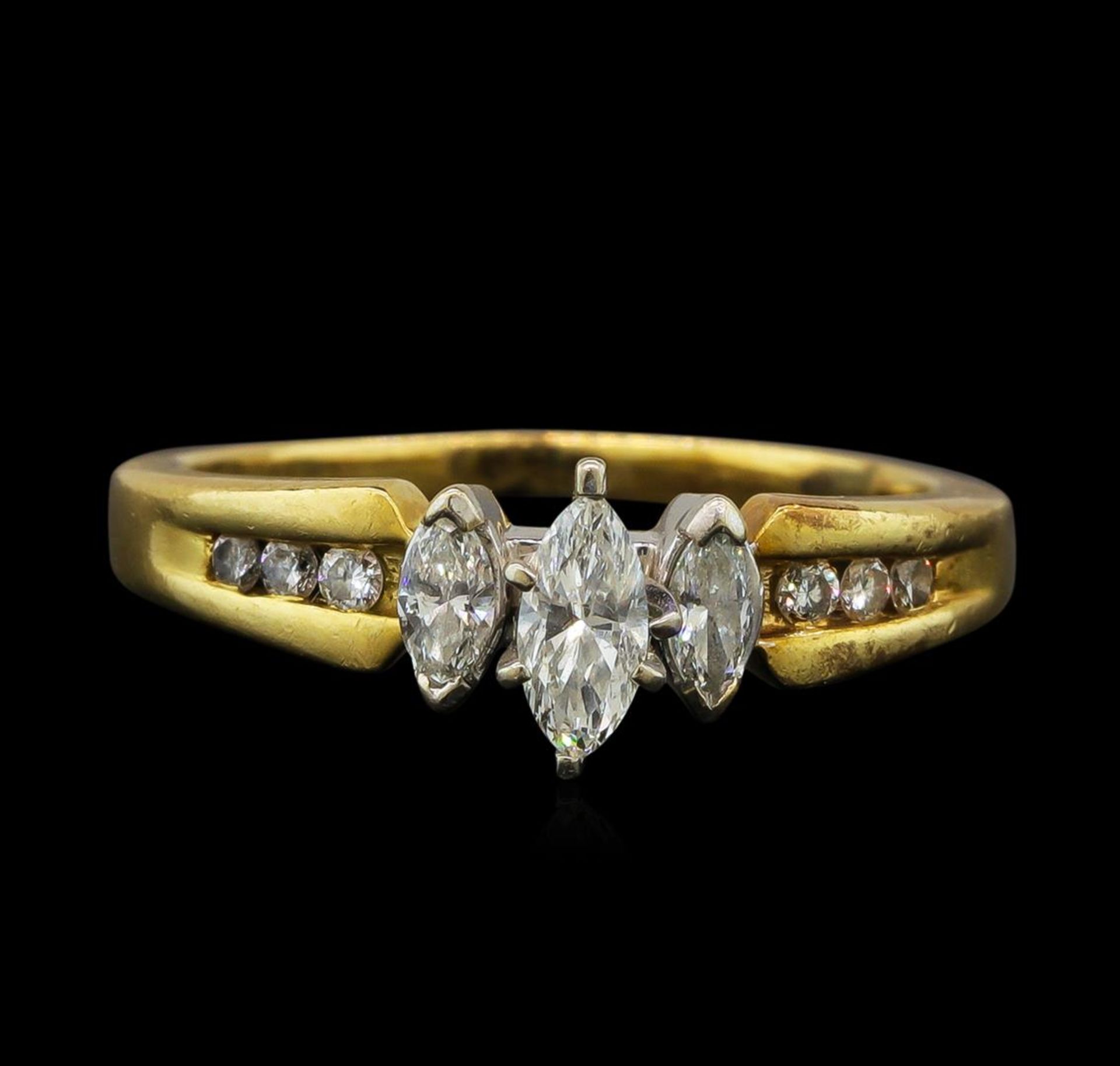 0.53 ctw Diamond Ring - 14KT Yellow and White Gold - Image 2 of 5