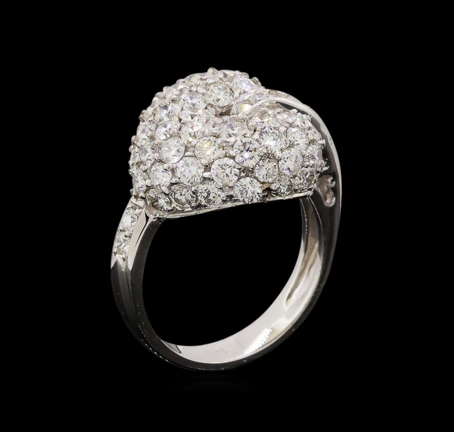 14KT White Gold 1.74 ctw Diamond Ring - Image 4 of 5