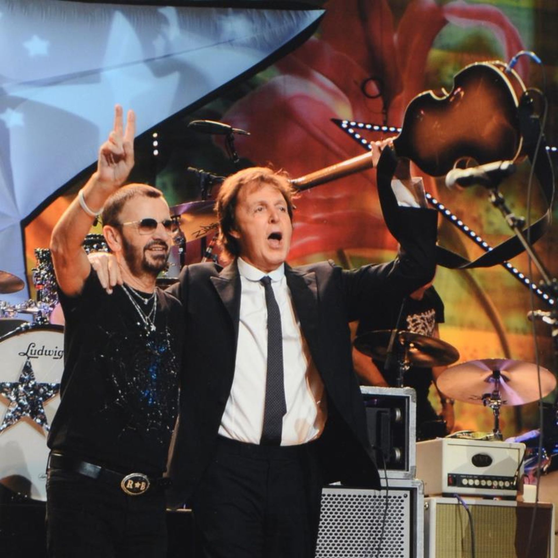 Rob Shanahan, "Ringo Starr & Paul McCartney" Hand Signed Limited Edition Giclee - Image 2 of 2