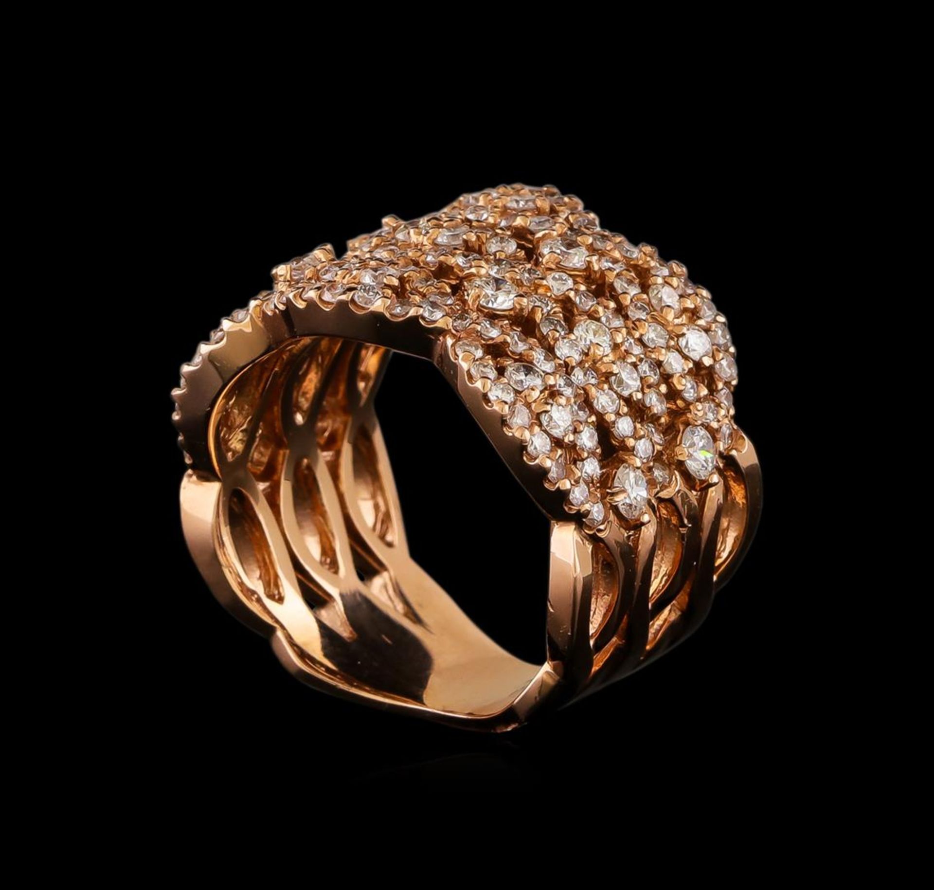 14KT Rose Gold 1.22 ctw Diamond Ring - Image 4 of 5