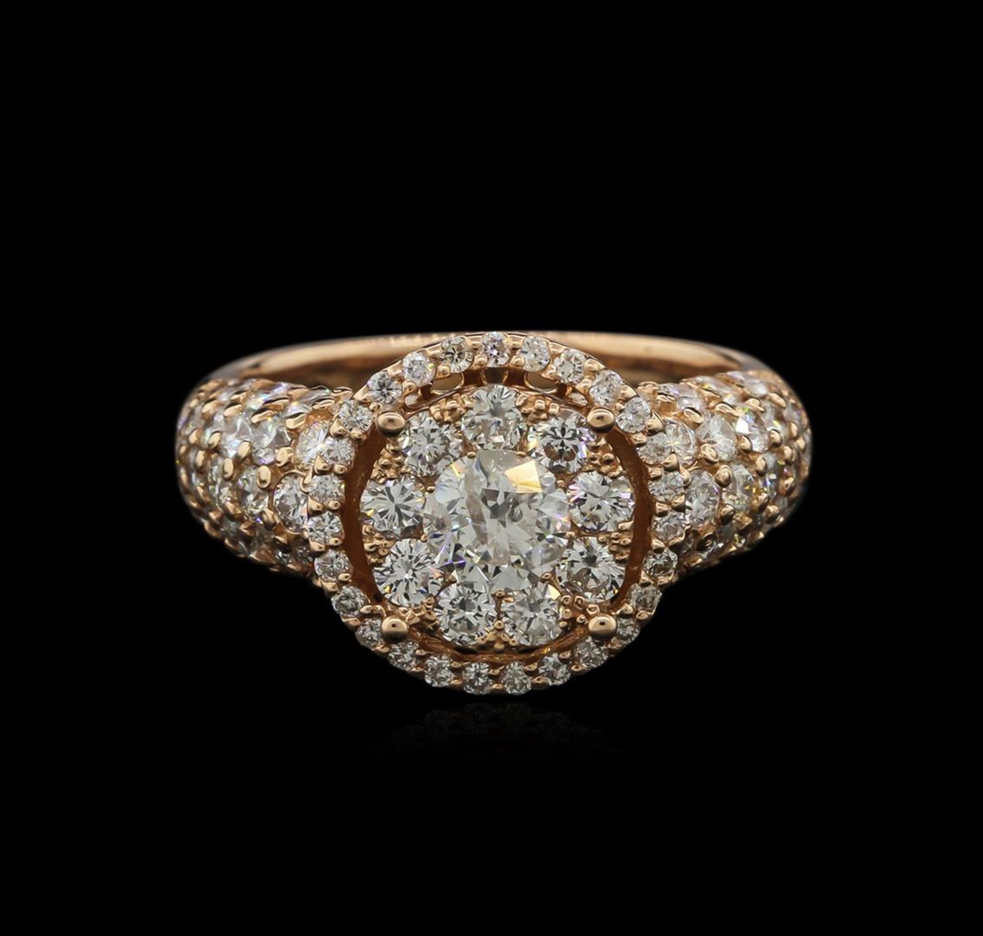 3.01 ctw Diamond Ring - 14KT Rose Gold - Image 2 of 3
