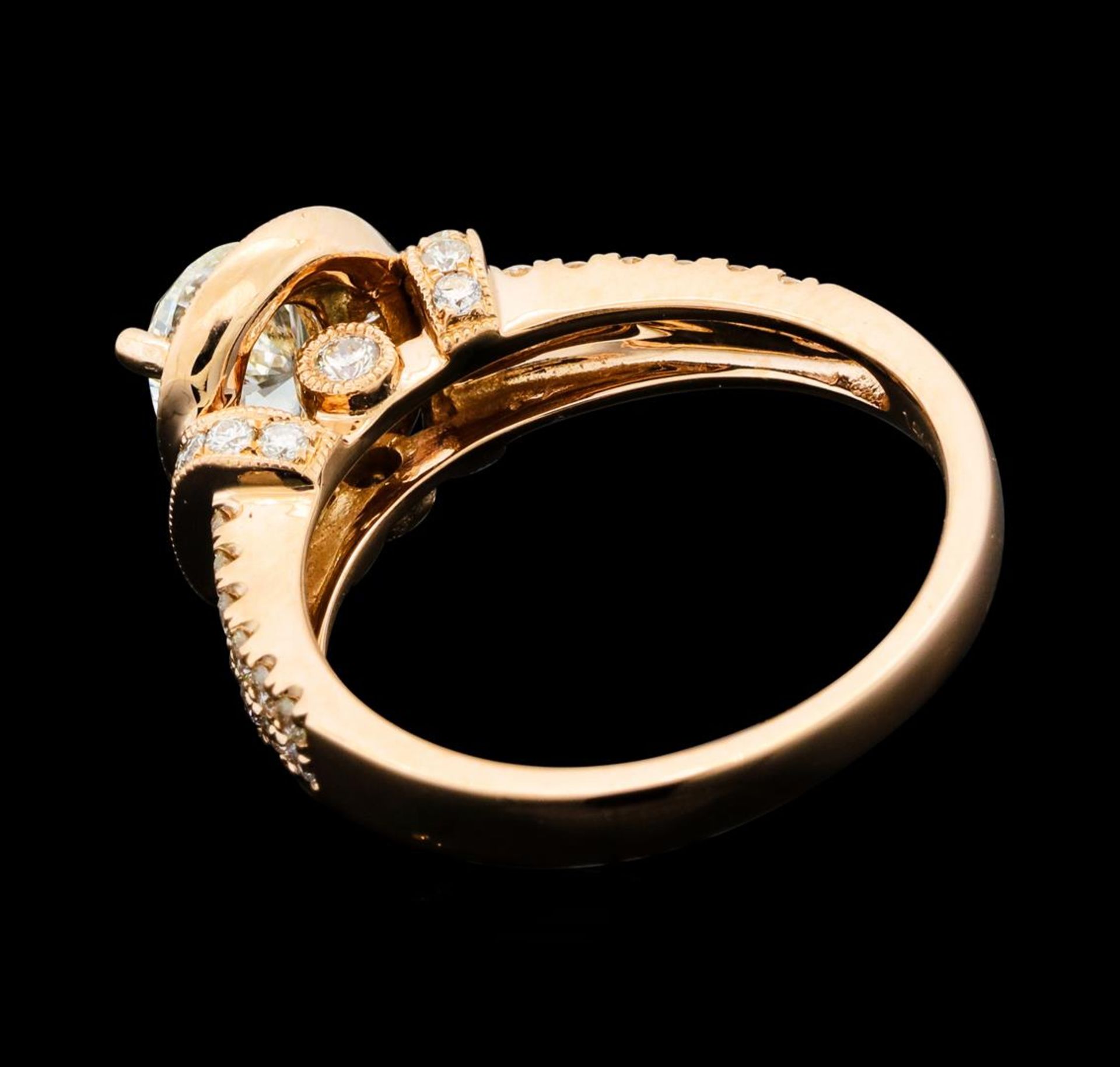 1.73 ctw Diamond Ring - 14KT Rose Gold - Image 3 of 5