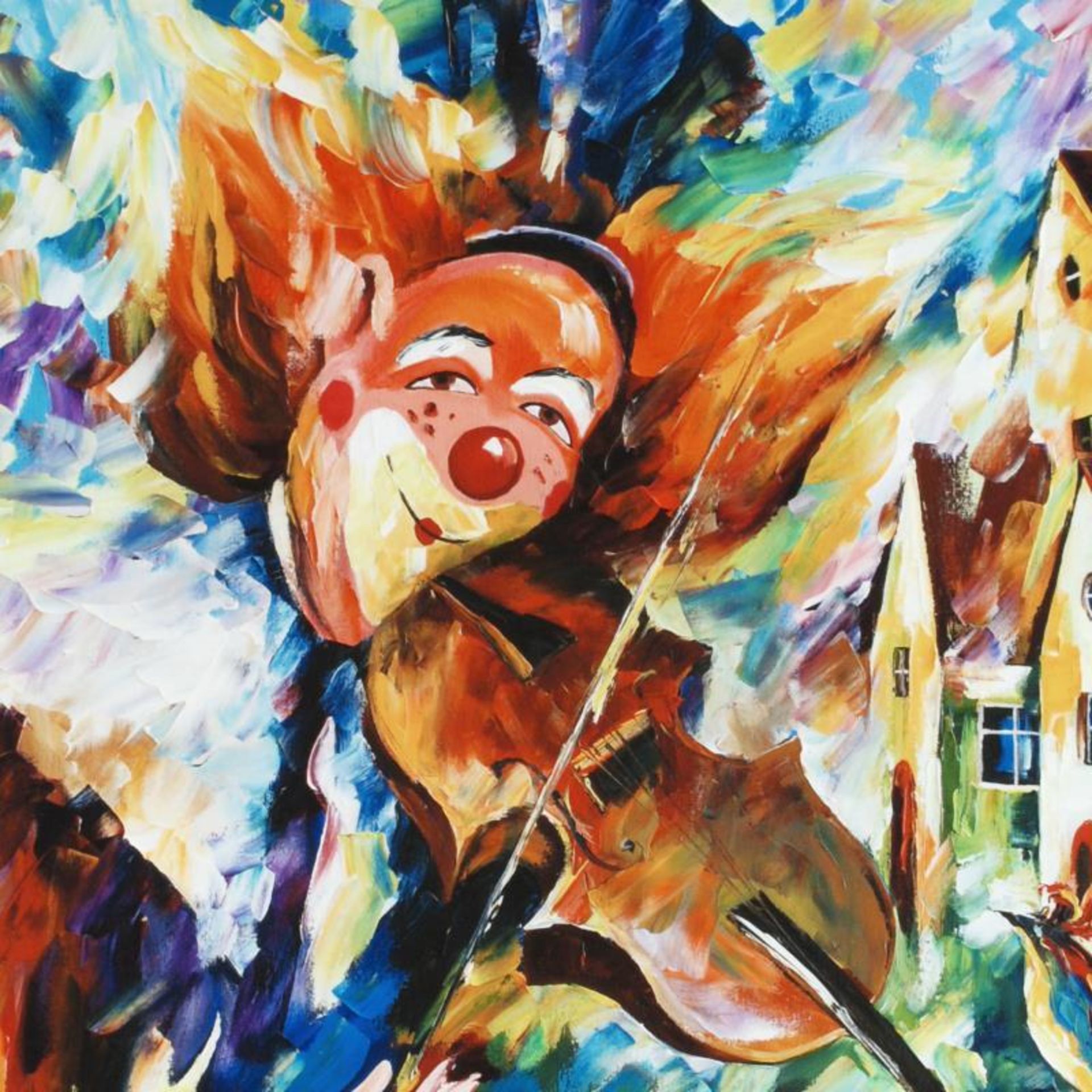 Leonid Afremov (1955-2019) "For Fun" Limited Edition Giclee on Canvas, Numbered - Image 2 of 3