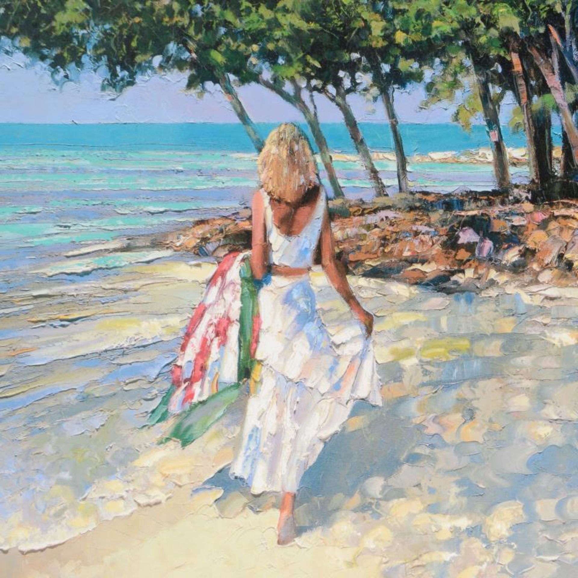 Howard Behrens (1933-2014), "My Beloved" Limited Edition on Canvas, Numbered and - Image 2 of 2