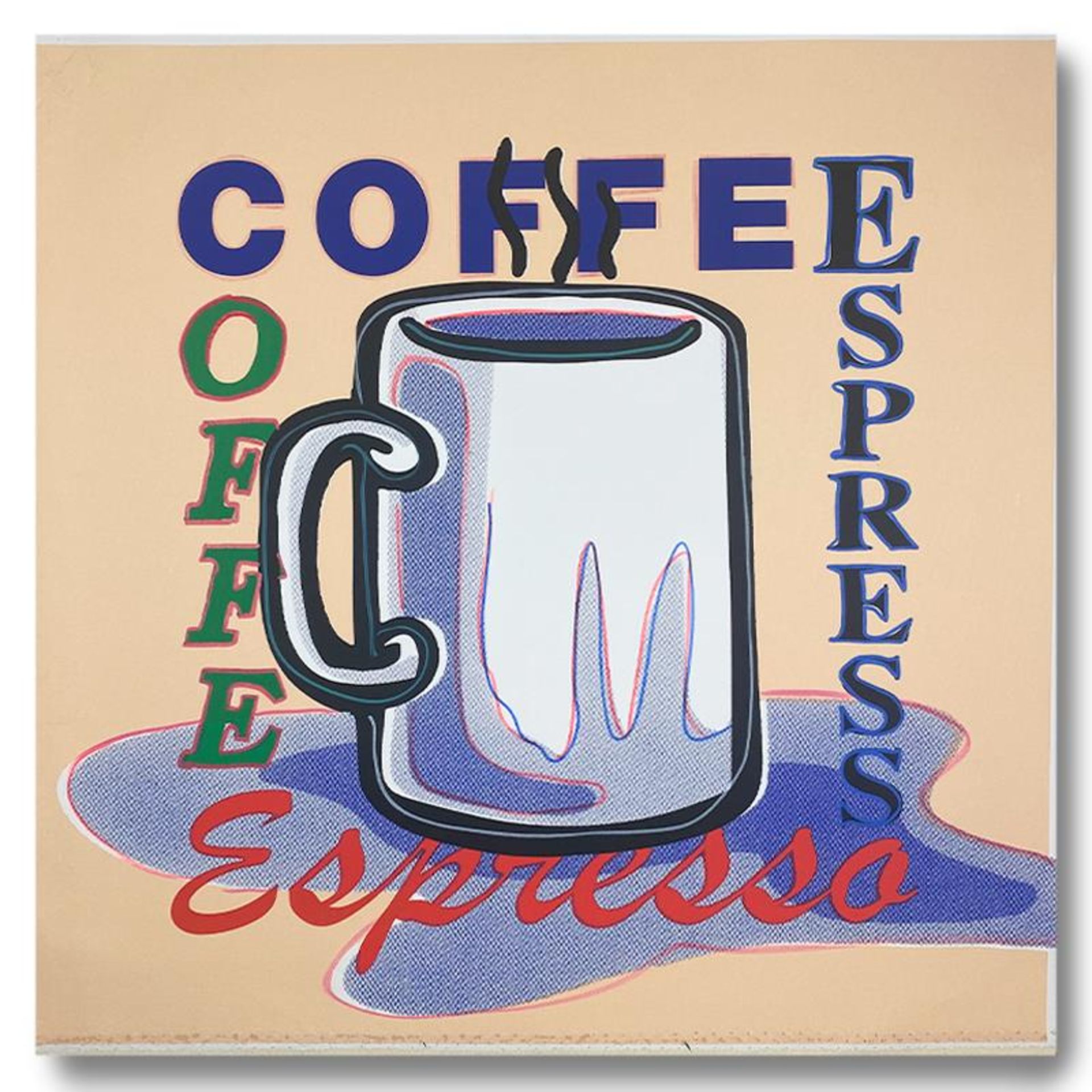 ESPRESSO by Steve Kaufman (1960-2010)