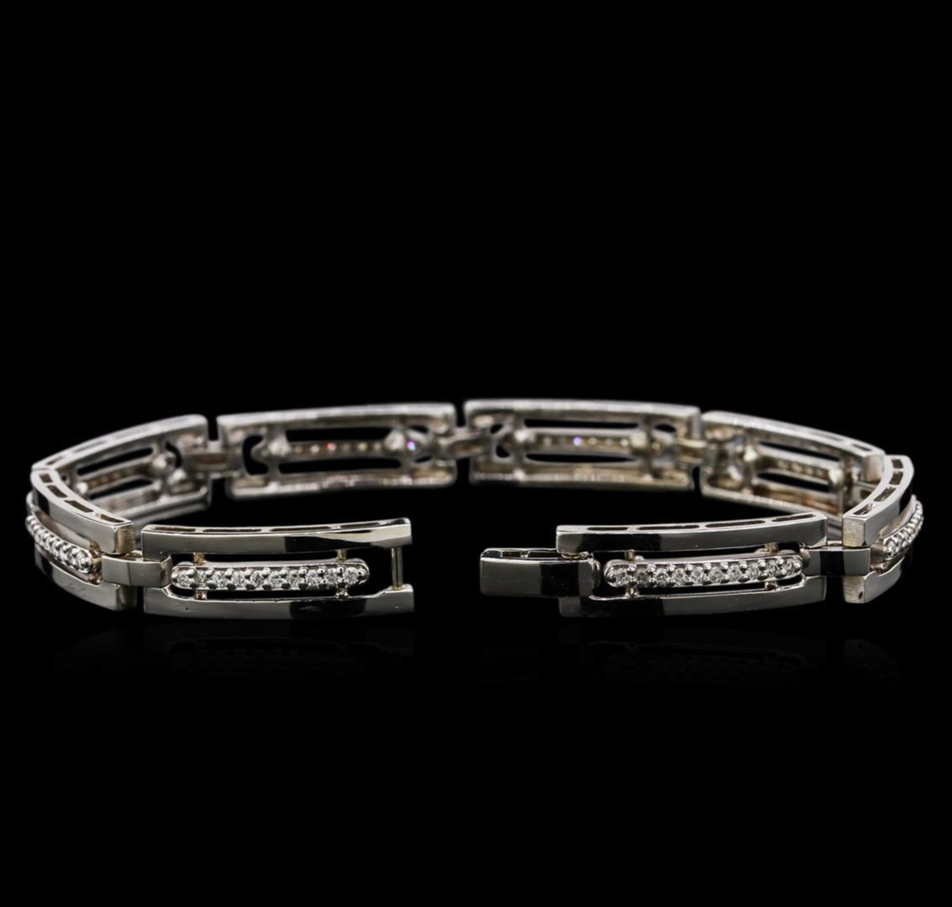 0.95 ctw Diamond Bracelet - 14KT White Gold - Image 3 of 4