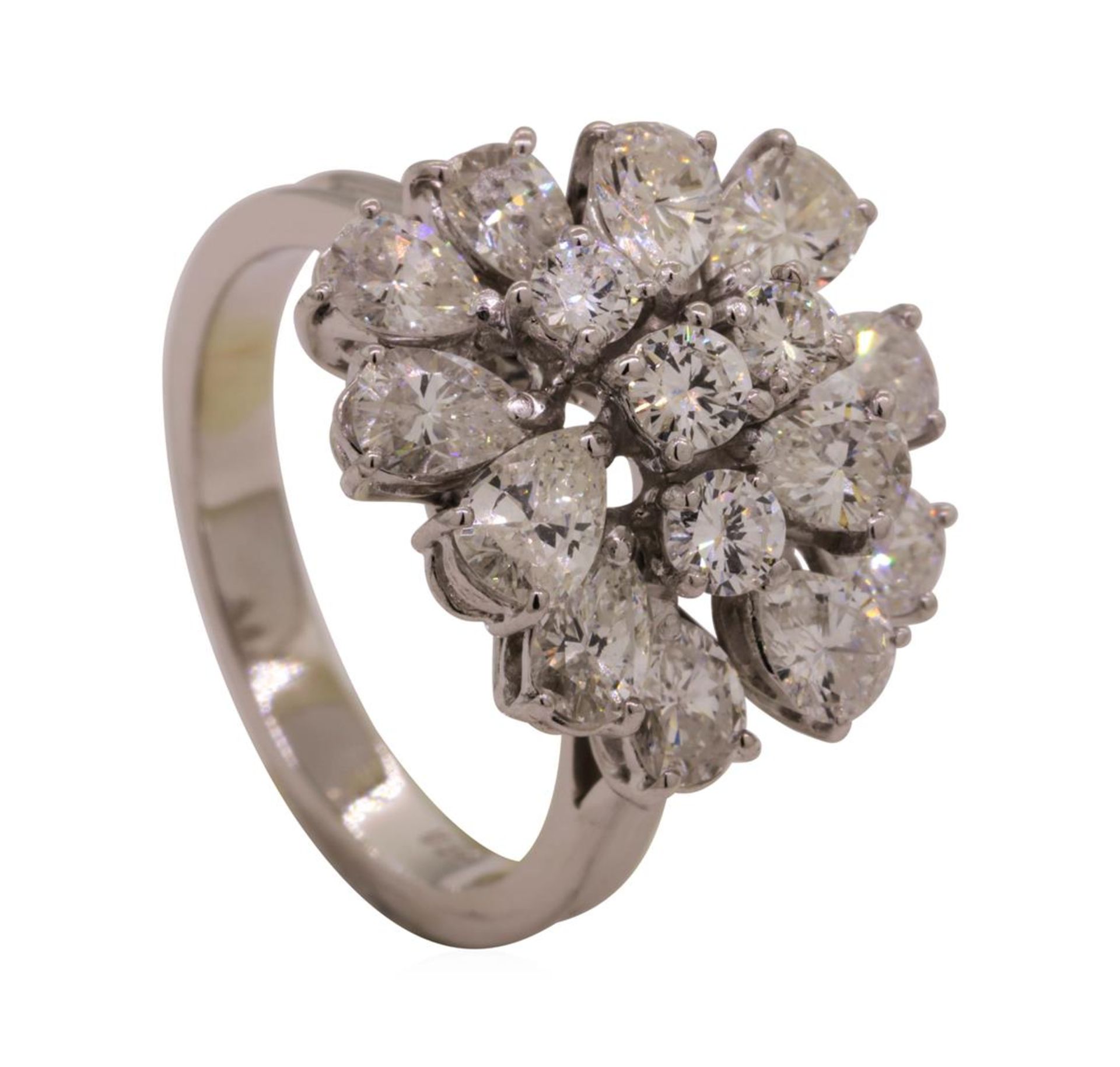 3.03 ctw Diamond Ring - 18KT White Gold - Image 4 of 5