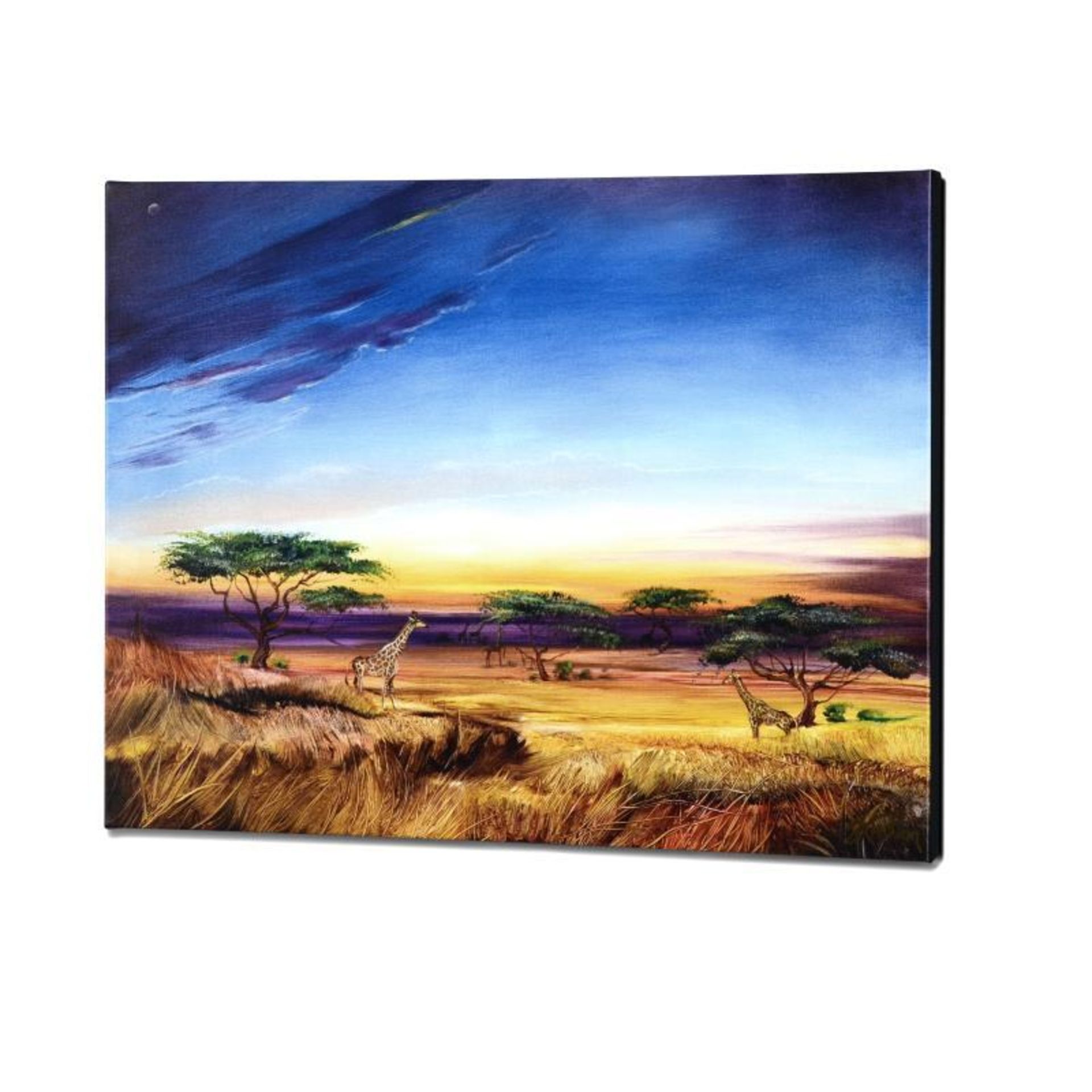 "Africa at Peace" Limited Edition Giclee on Canvas by Martin Katon, Numbered and - Image 2 of 2