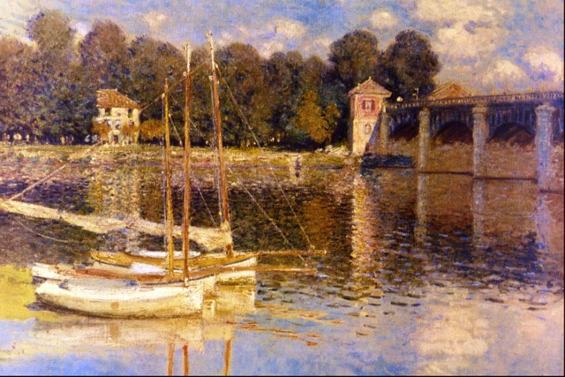 Claude Monet - Bridge at Argenteuil