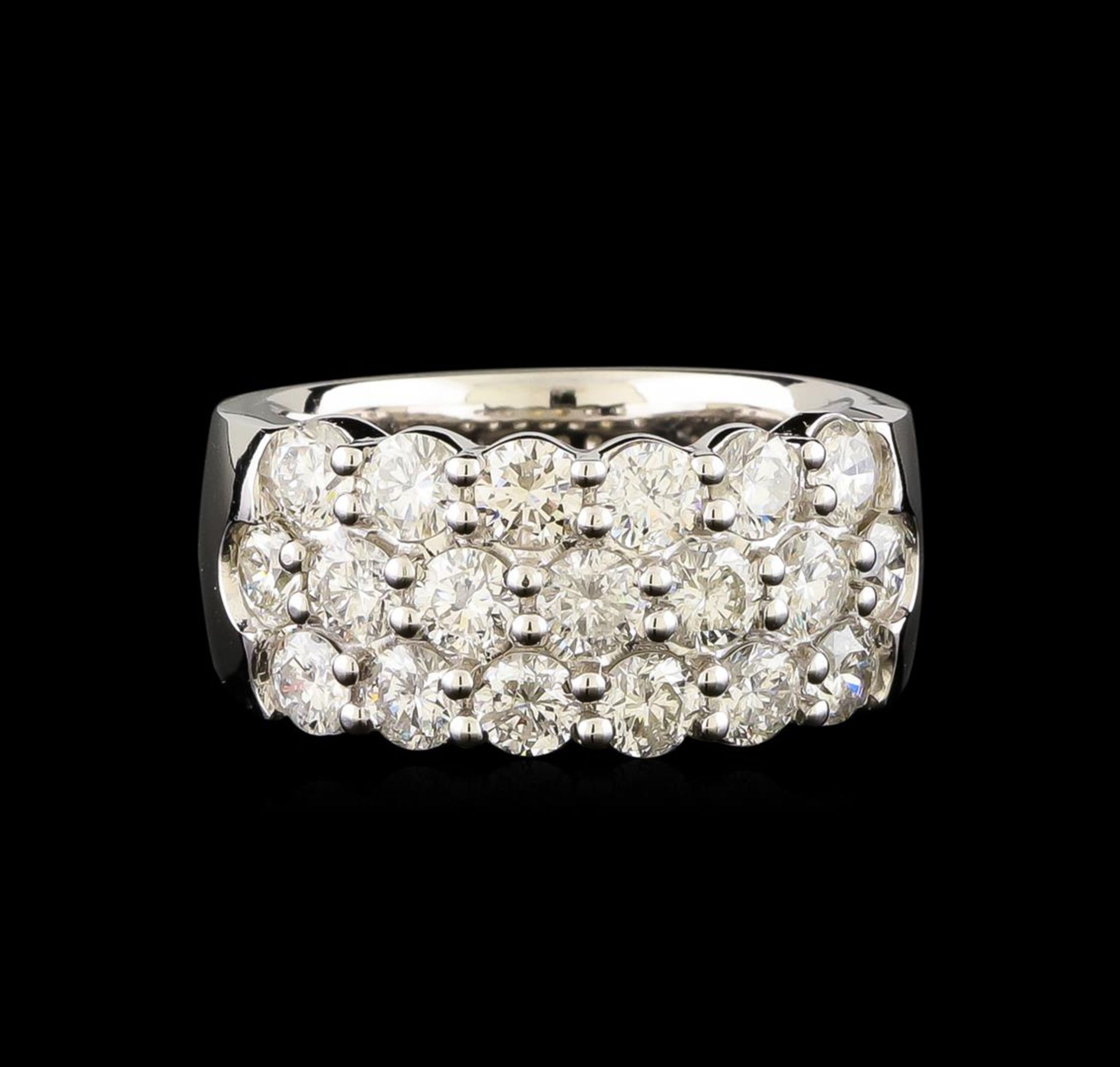 14KT White Gold 2.98 ctw Diamond Ring - Image 2 of 5