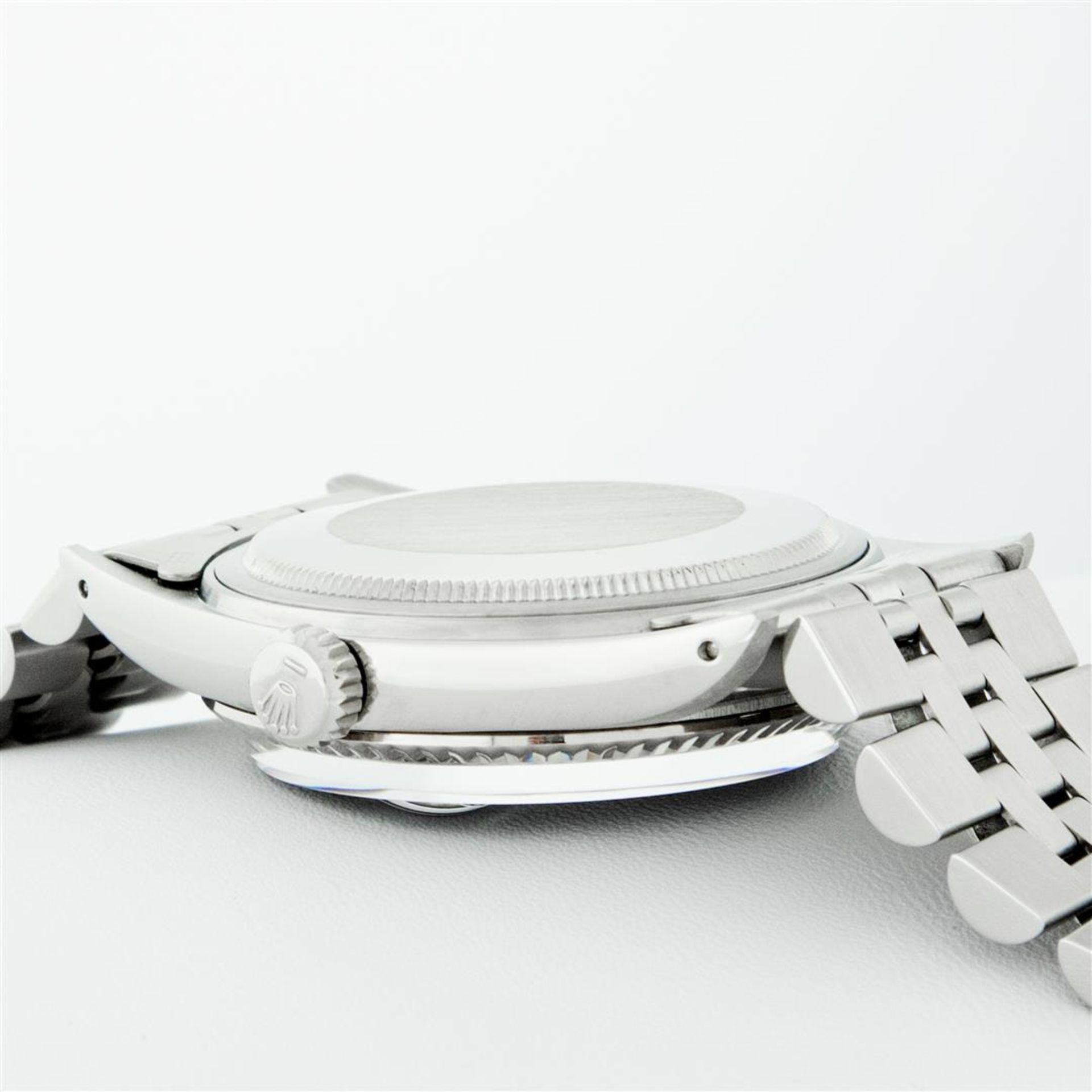 Rolex Mens Stainless Steel Black Index 36mm Datejust Wristwatch - Image 3 of 9