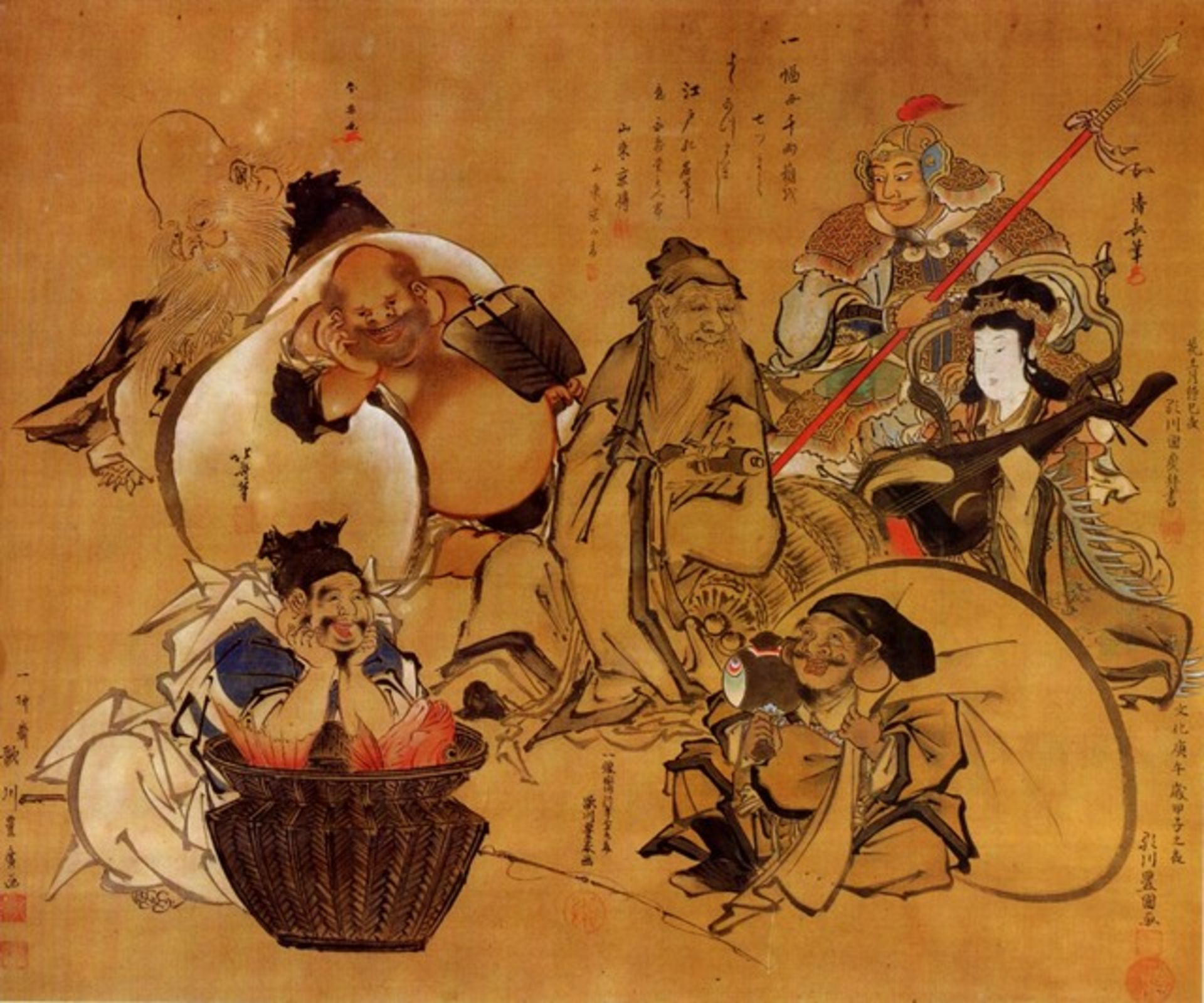 Hokusai - Seven Gods of Fortune