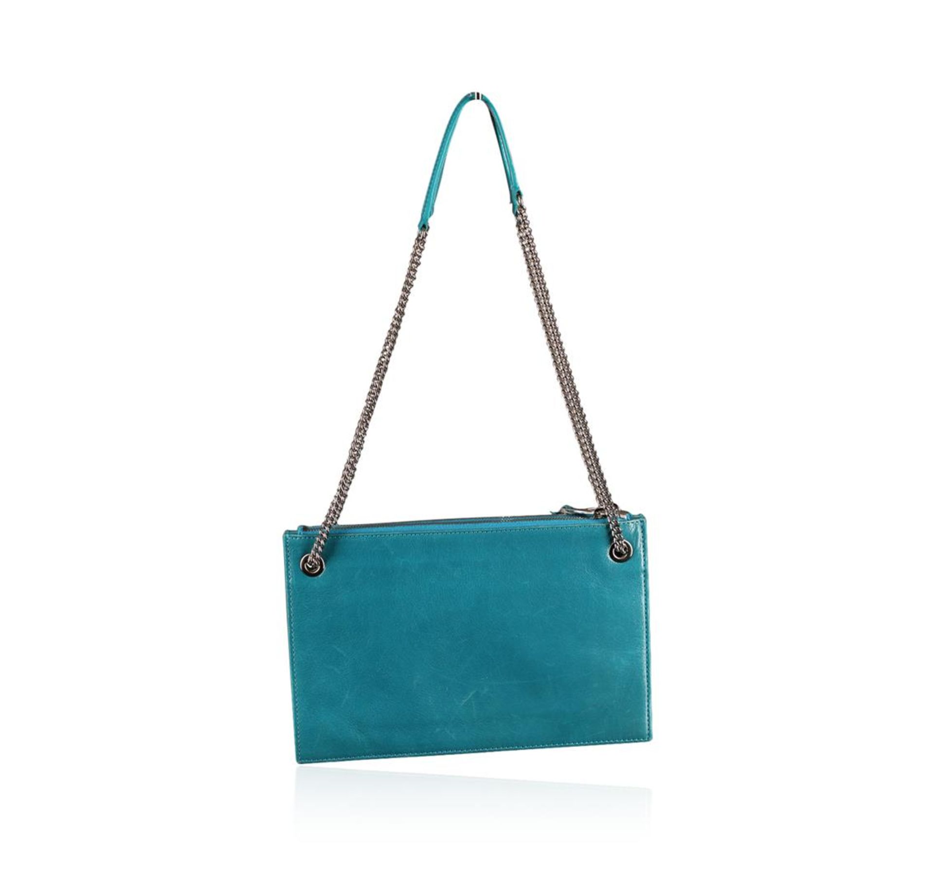 Designer Marc Jacobs Turquoise The Doll Bag - Image 2 of 2