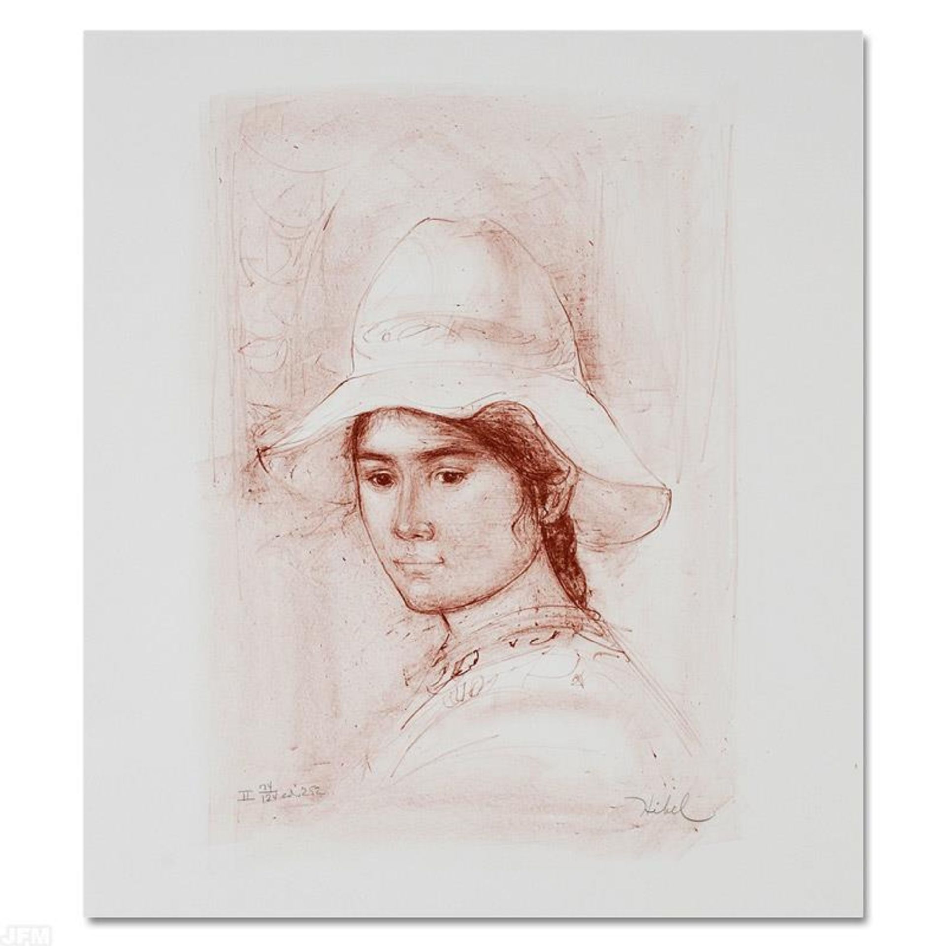 "Magda" Limited Edition Lithograph by Edna Hibel (1917-2014), Numbered and Hand