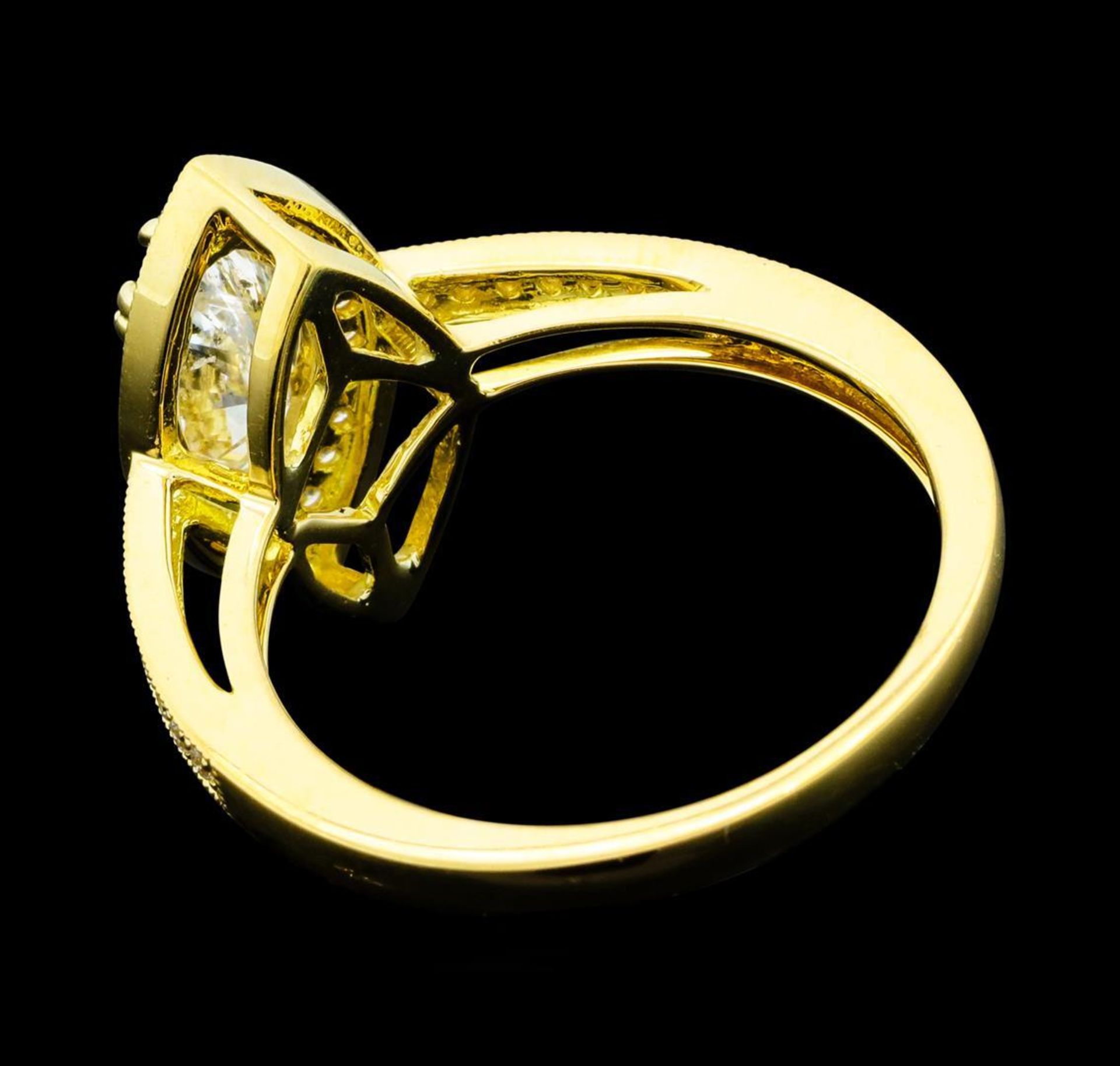 1.20 ctw Diamond Ring - 18KT Yellow Gold - Image 3 of 5