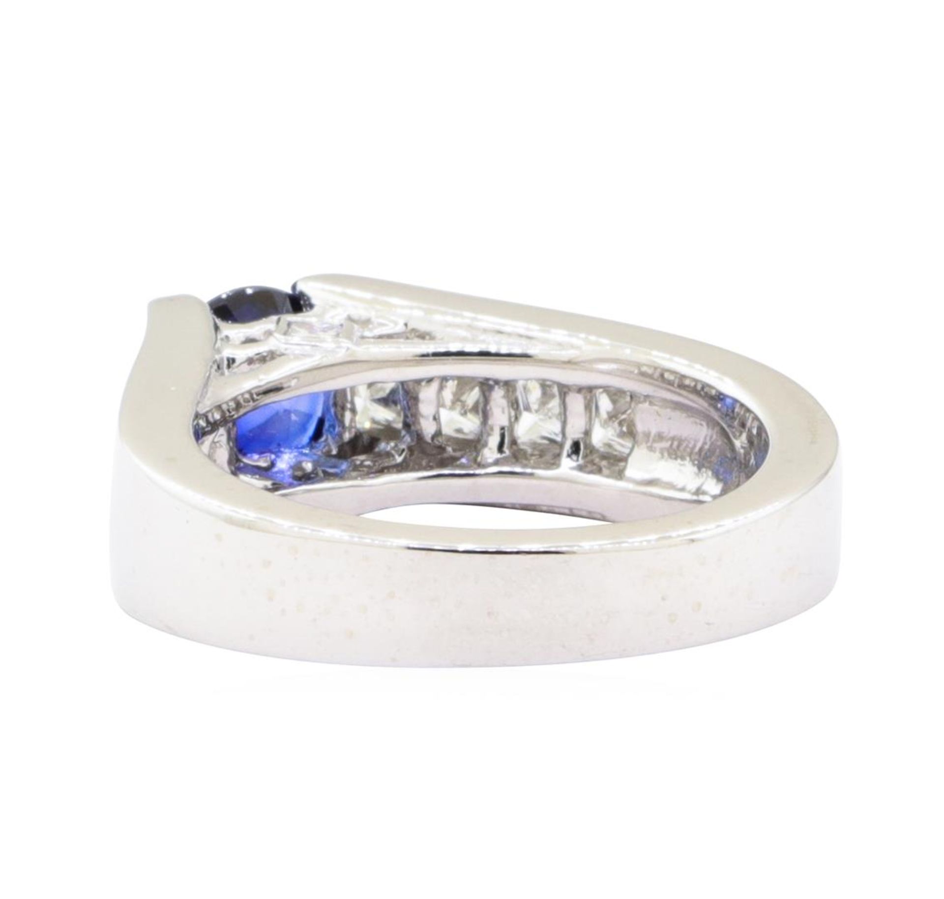 1.99 ctw Sapphire And Diamond Ring - 14KT White Gold - Image 3 of 5