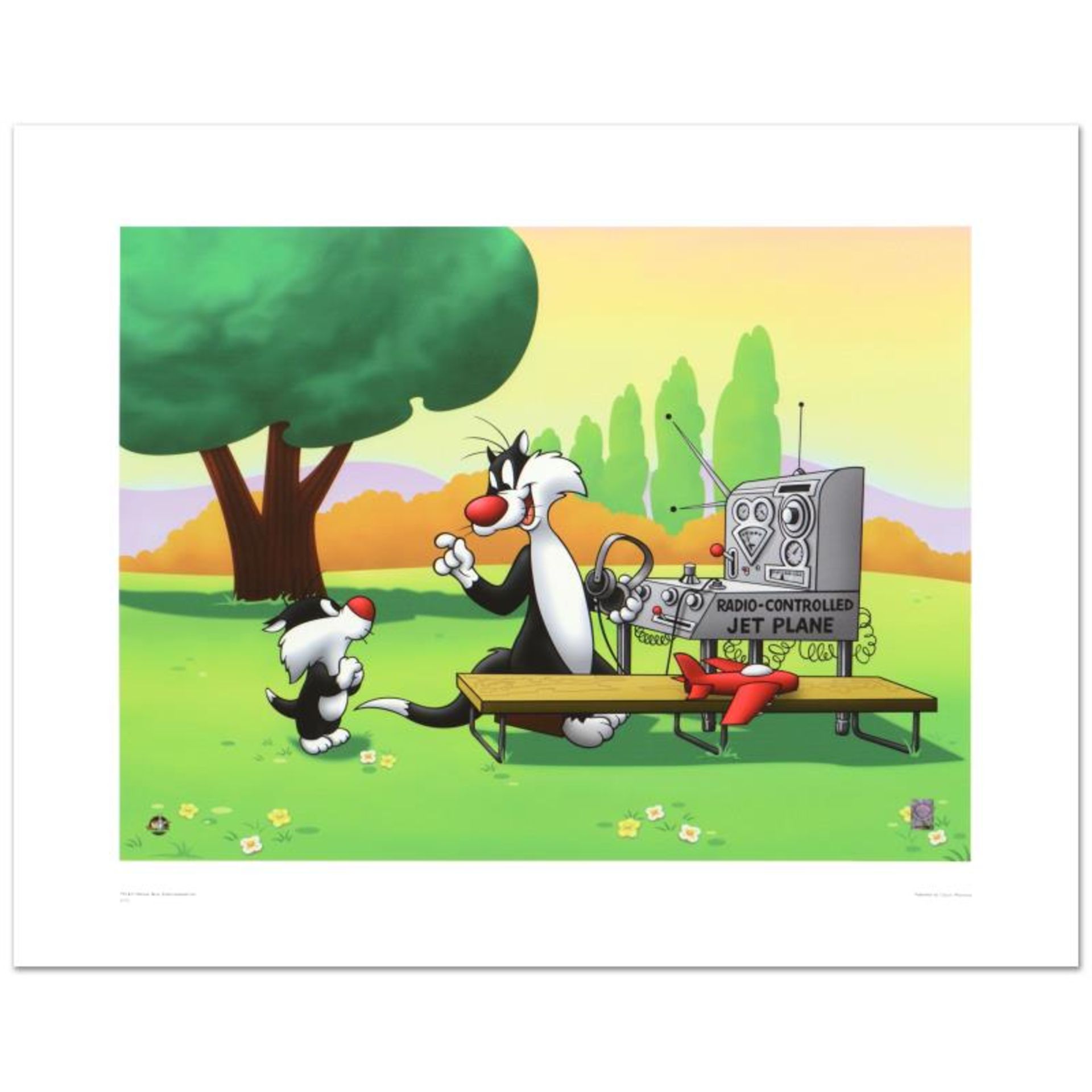 "Sylvester & Son, Radio Controlled Jet" Limited Edition Giclee from Warner Bros.