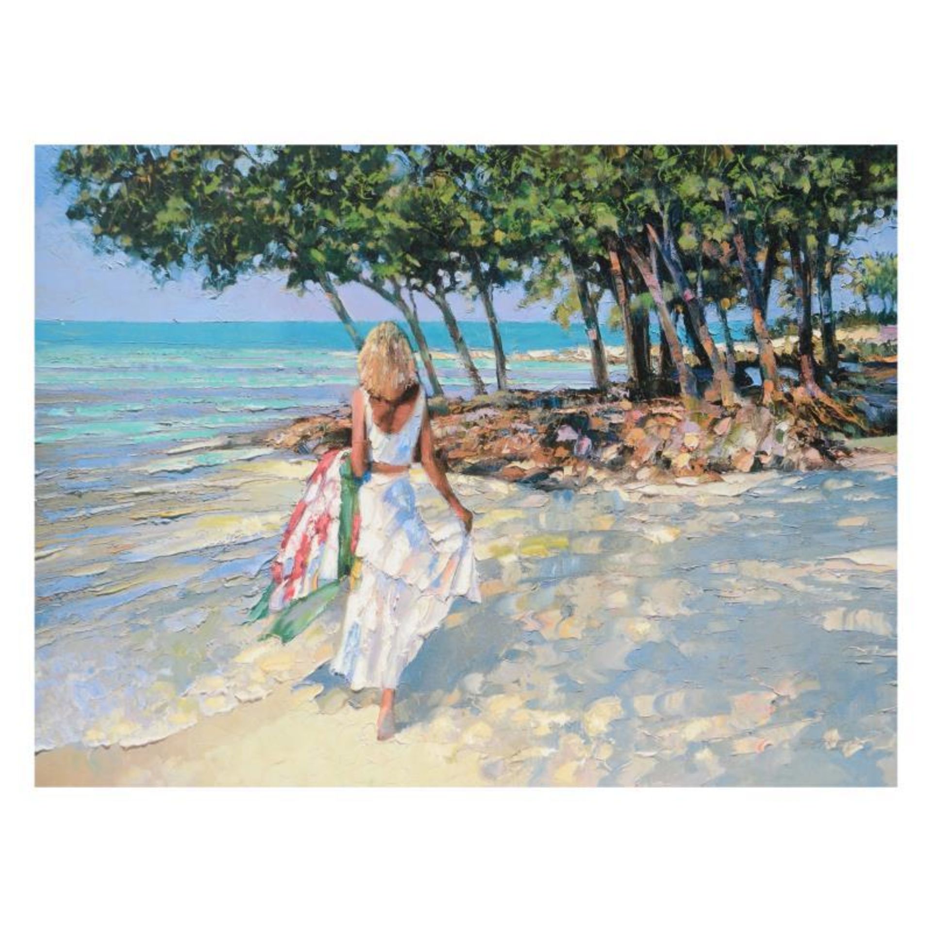 Howard Behrens (1933-2014), "My Beloved" Limited Edition on Canvas, Numbered and