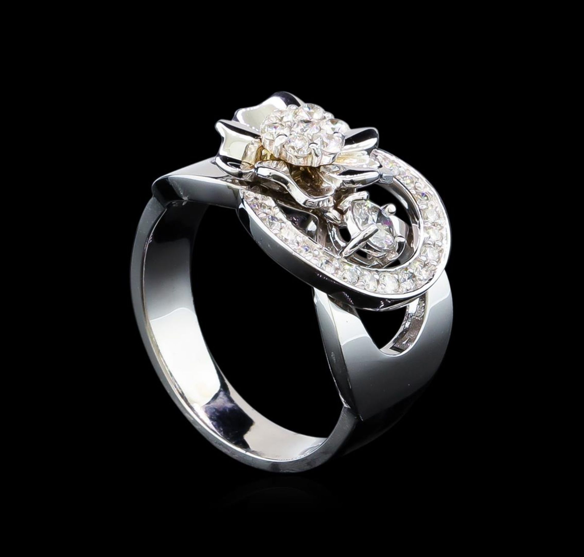 0.50 ctw Diamond Ring - 14KT White Gold - Image 4 of 4