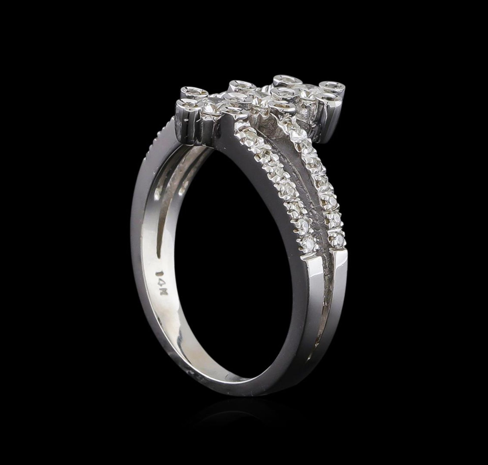 0.37 ctw Diamond Ring - 14KT White Gold - Image 4 of 4