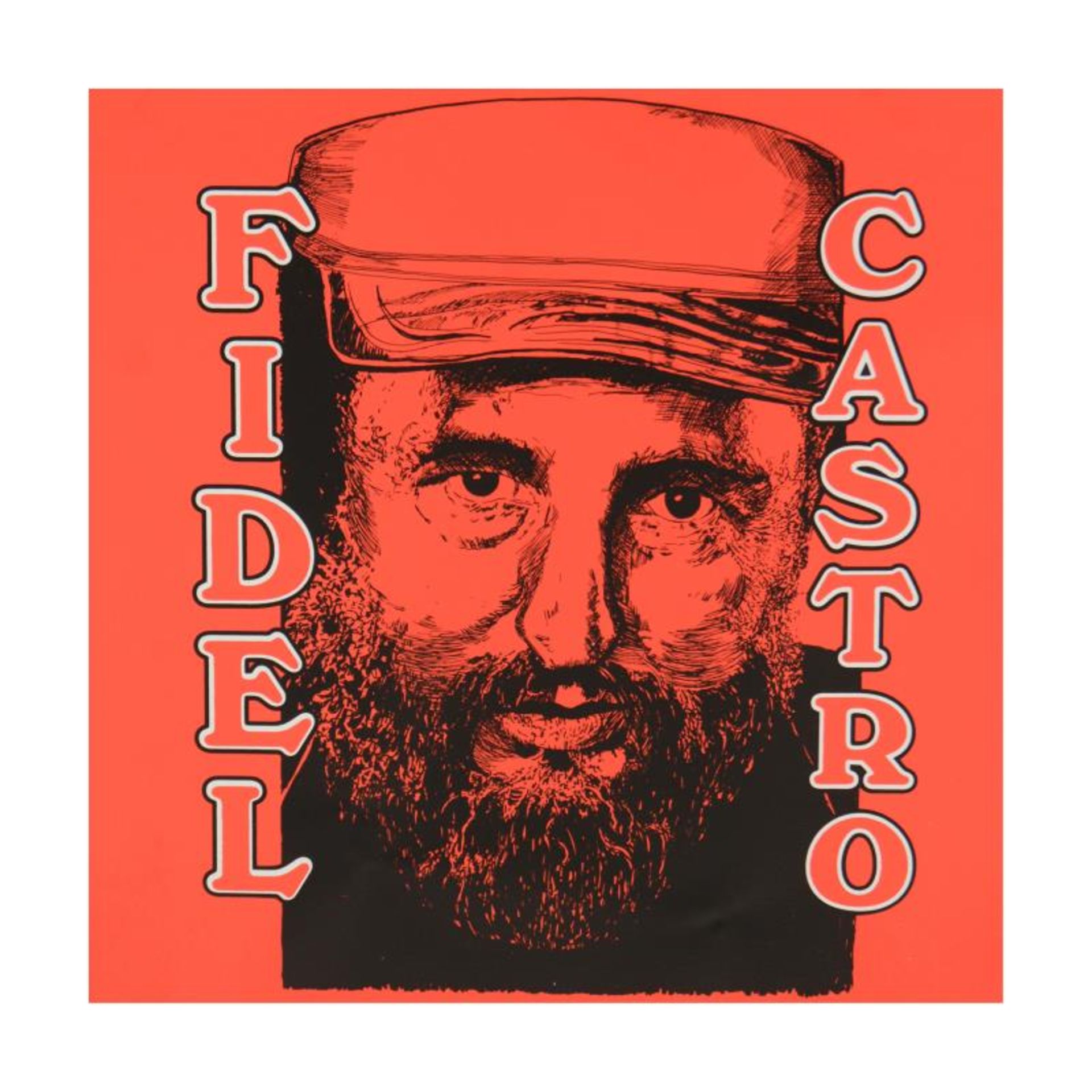 Fidel Castro by Steve Kaufman (1960-2010)