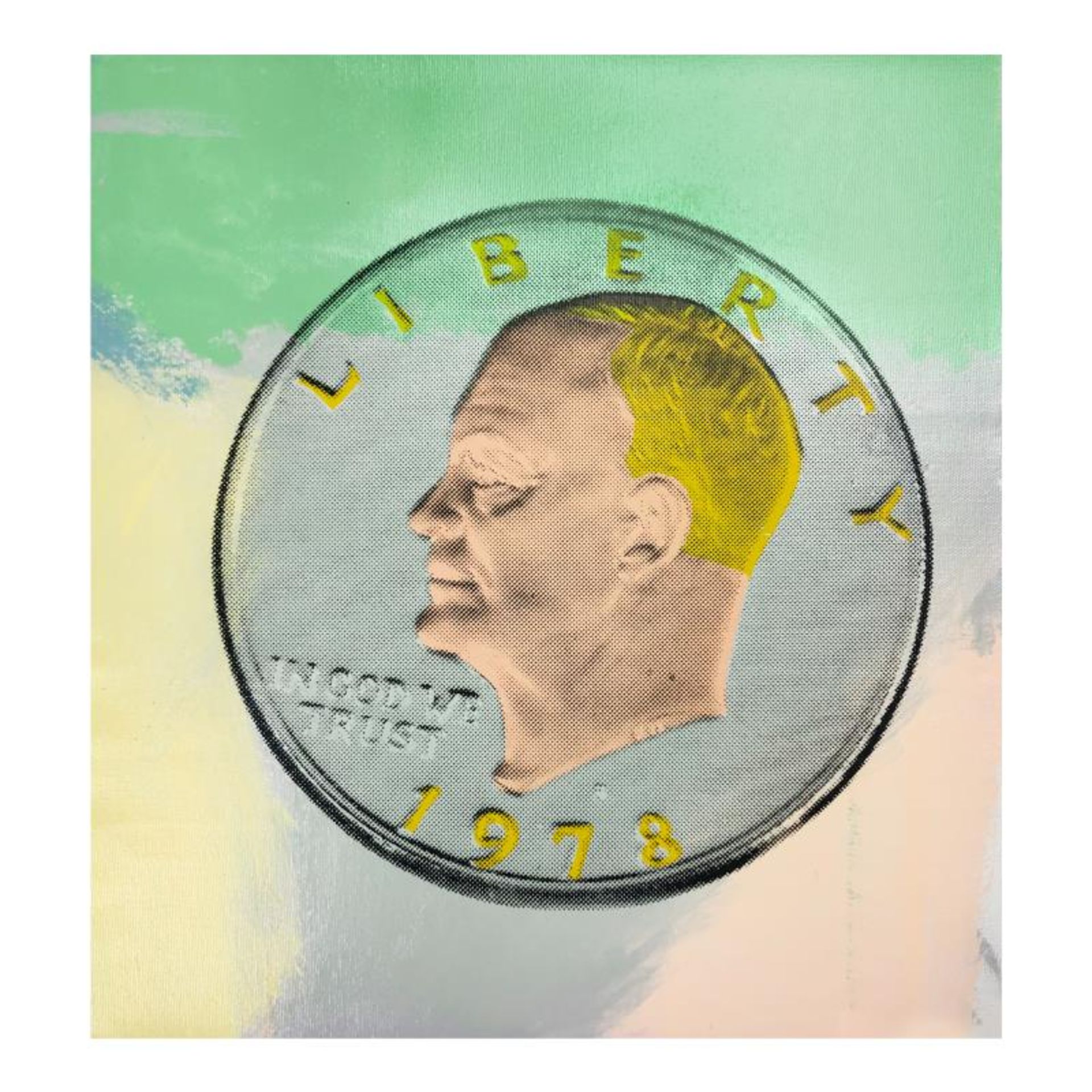 1978 Eisenhower Dollar by Steve Kaufman (1960-2010)