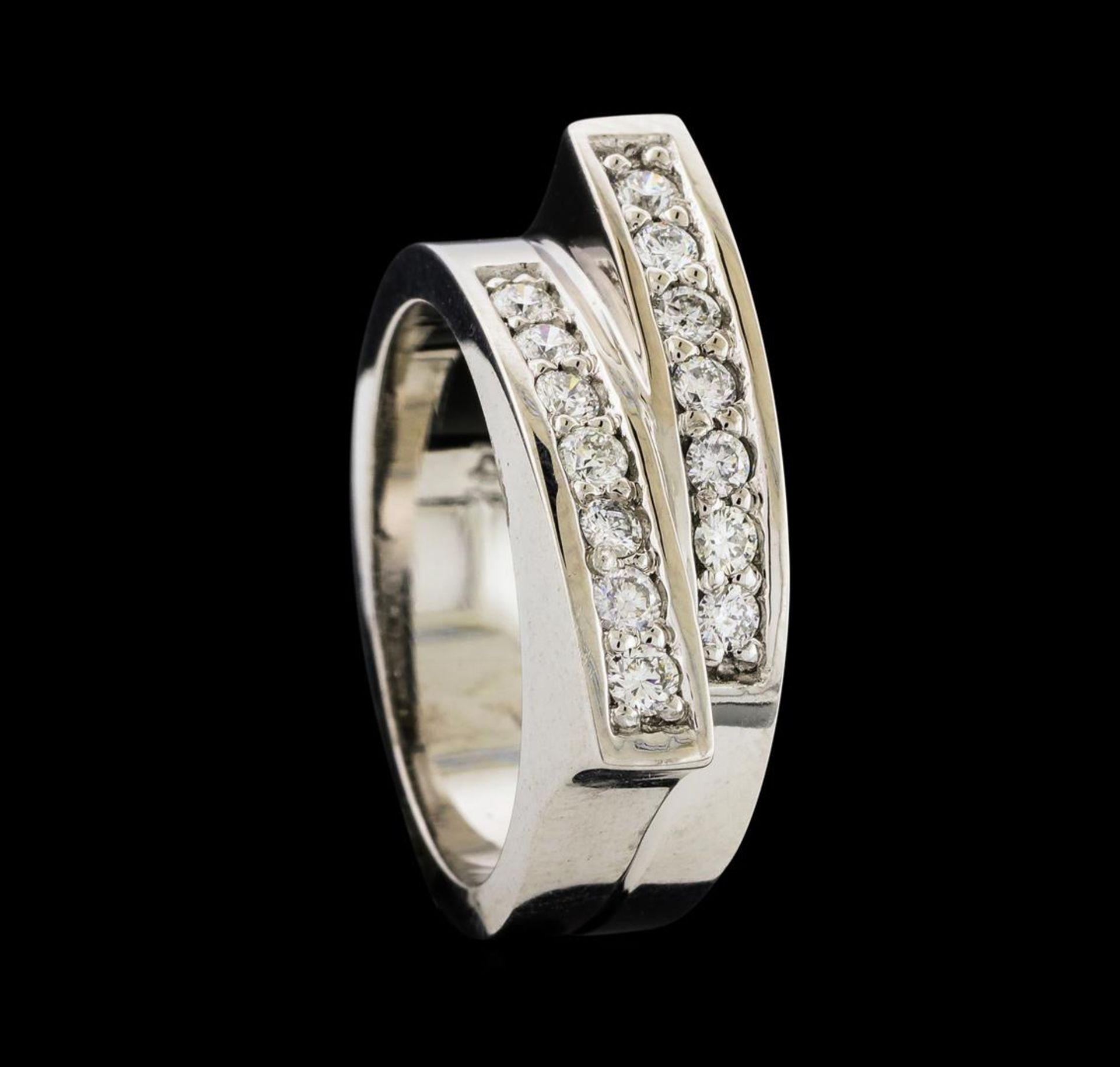 0.44 ctw Diamond Ring - 14KT White Gold - Image 4 of 4