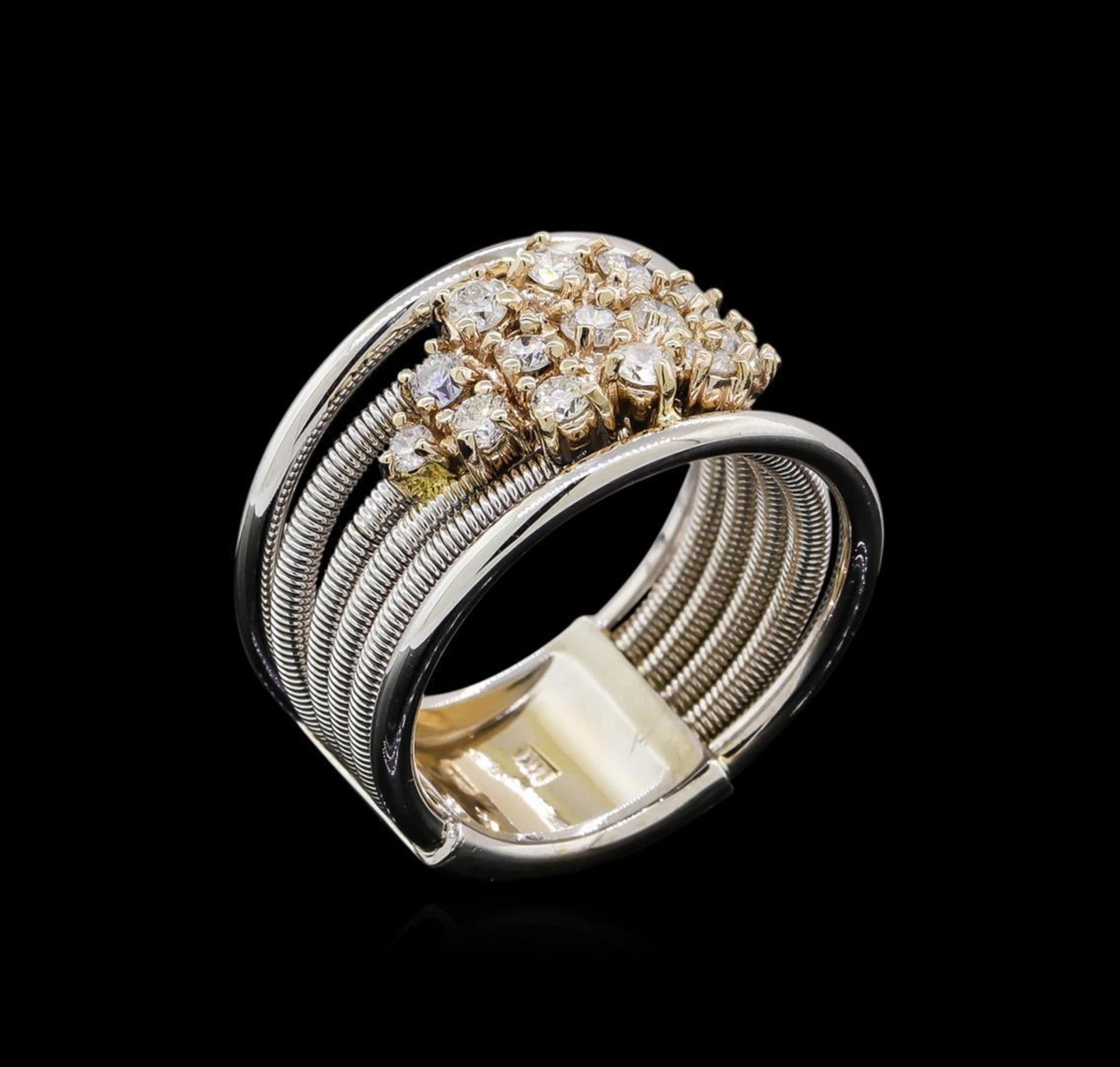 0.75 ctw Diamond Ring - 14KT White and Yellow Gold - Image 4 of 5