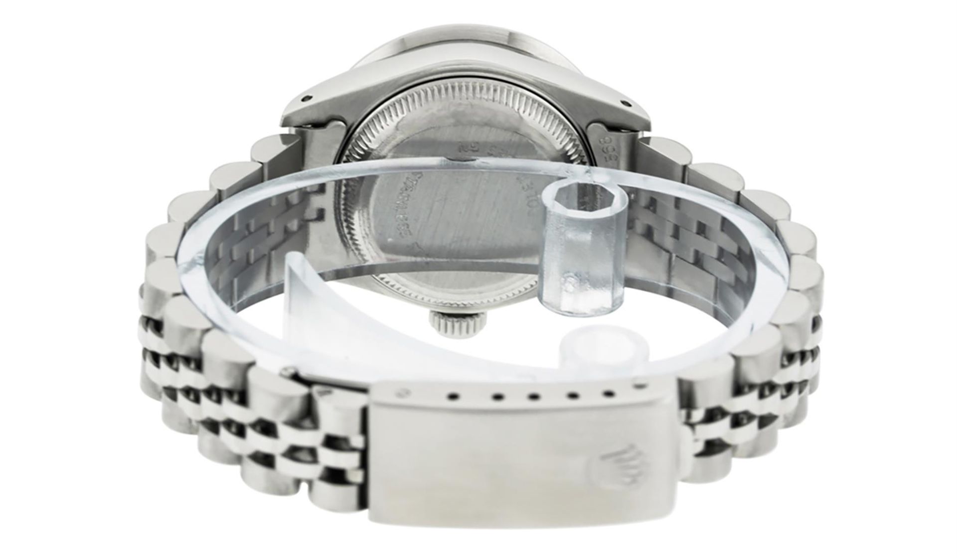 Rolex Ladies Stainless Steel Ice Blue Diamond 26MM Datejust Wristwatch - Image 5 of 8