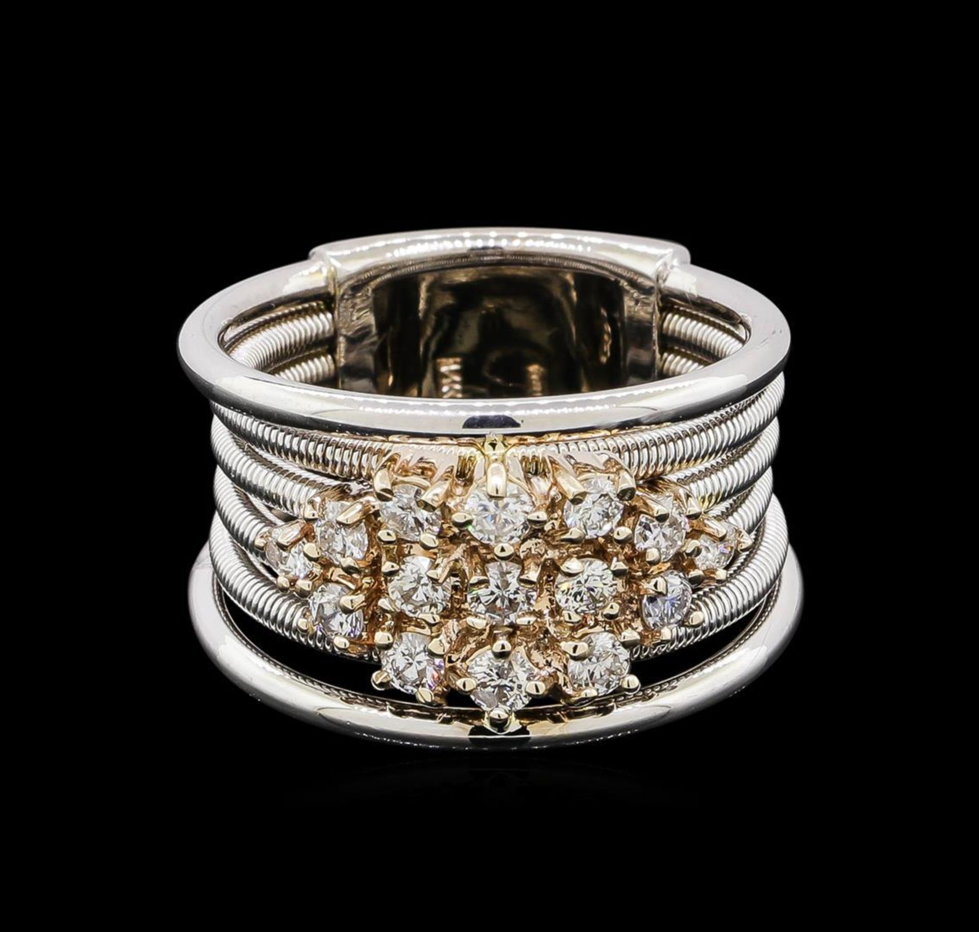 0.75 ctw Diamond Ring - 14KT White and Yellow Gold - Image 2 of 5