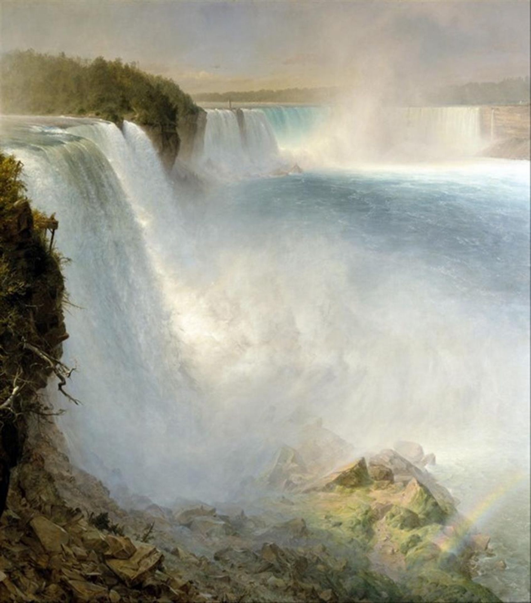 Frederic Edwin Church - Niagra Falls from the American Side