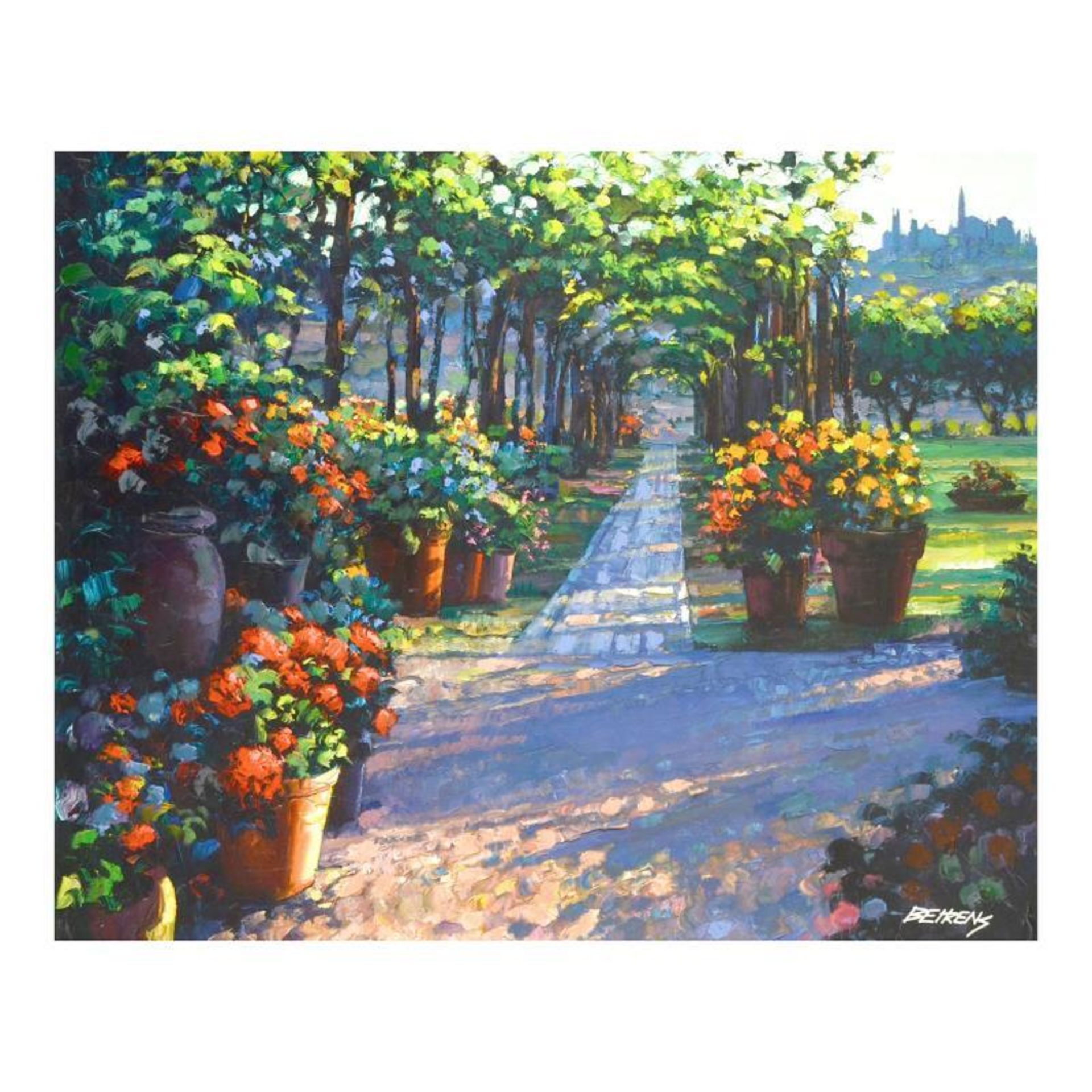 Howard Behrens (1933-2014), "Siena Arbor" Limited Edition on Canvas, Numbered an