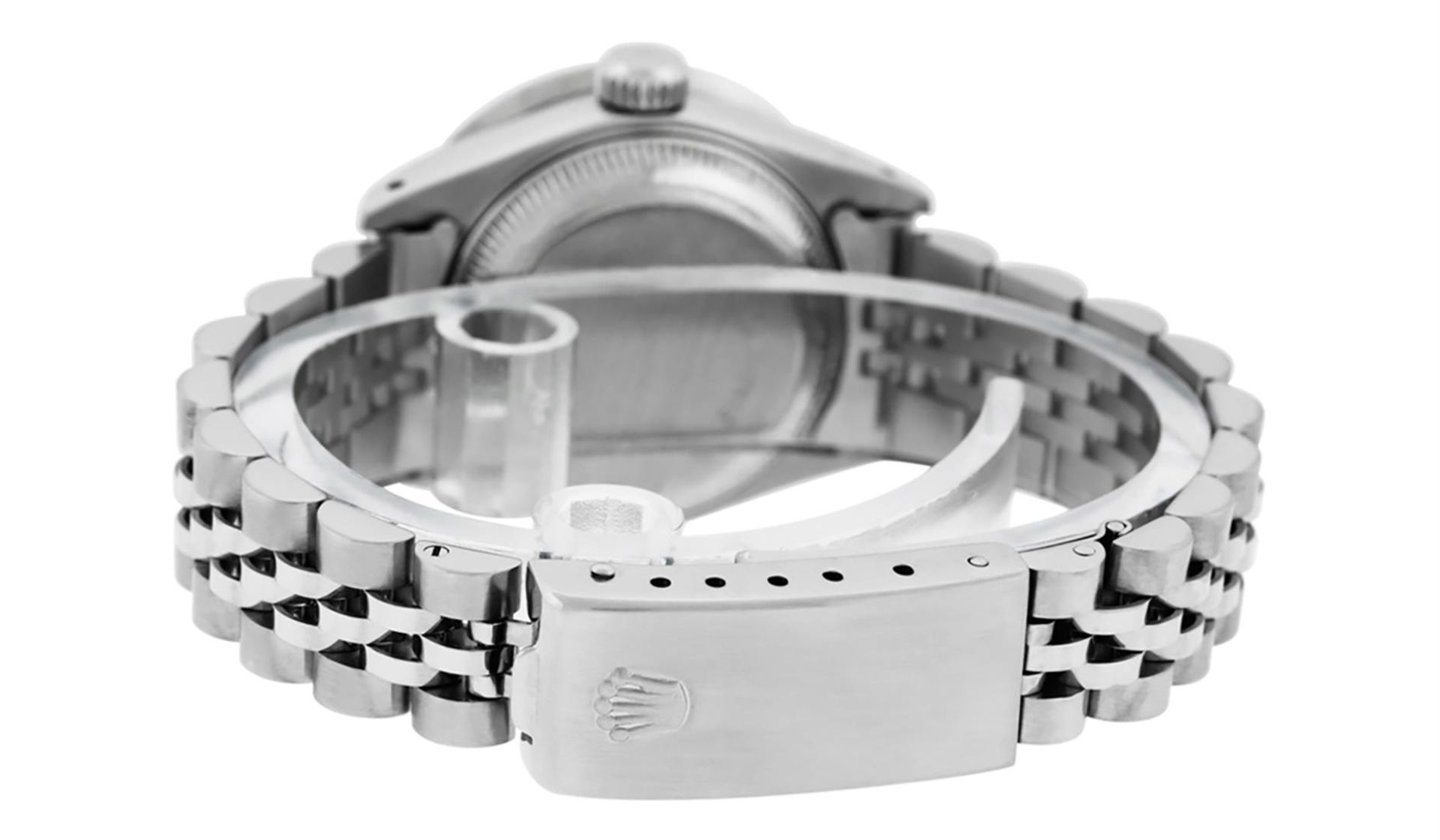Rolex Ladies Stainless Steel Ice Blue Diamond 26MM Datejust Wristwatch - Image 4 of 8
