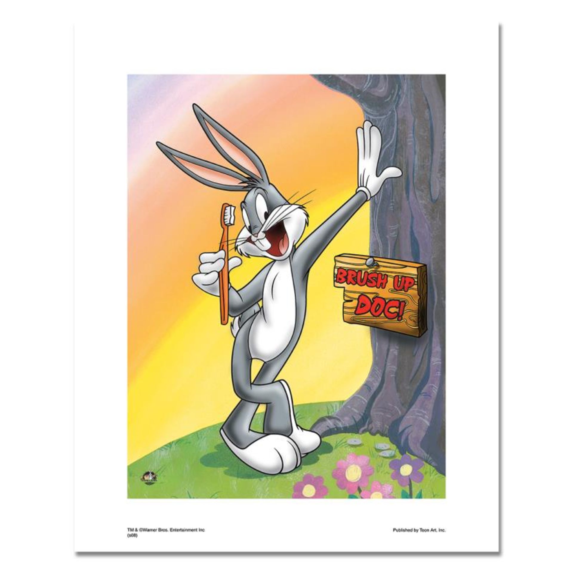 Looney Tunes, "Brush up Doc" Numbered Limited Edition with Certificate of Authen