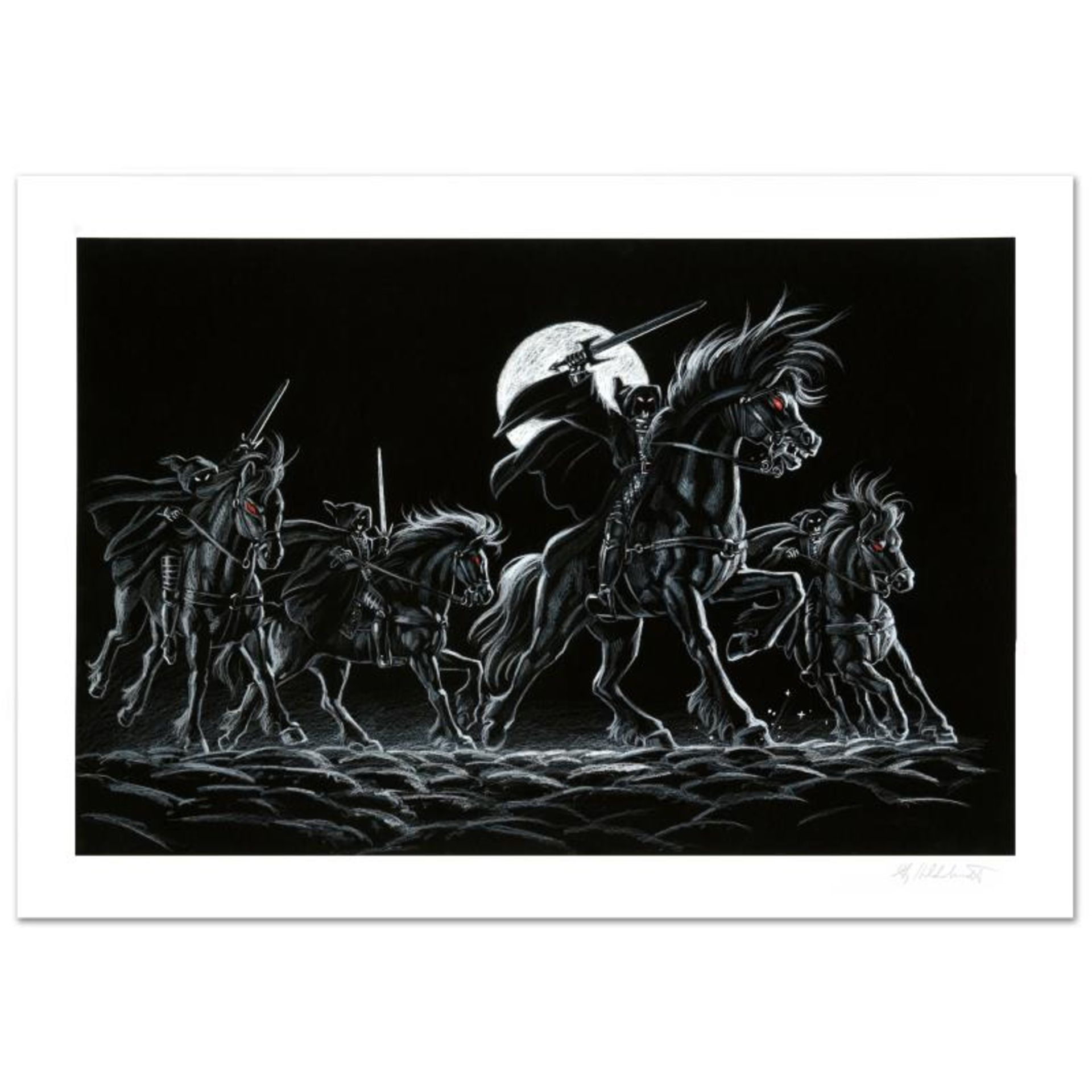 "Black Riders" Limited Edition Giclee by Greg Hildebrandt. Numbered and Hand Sig