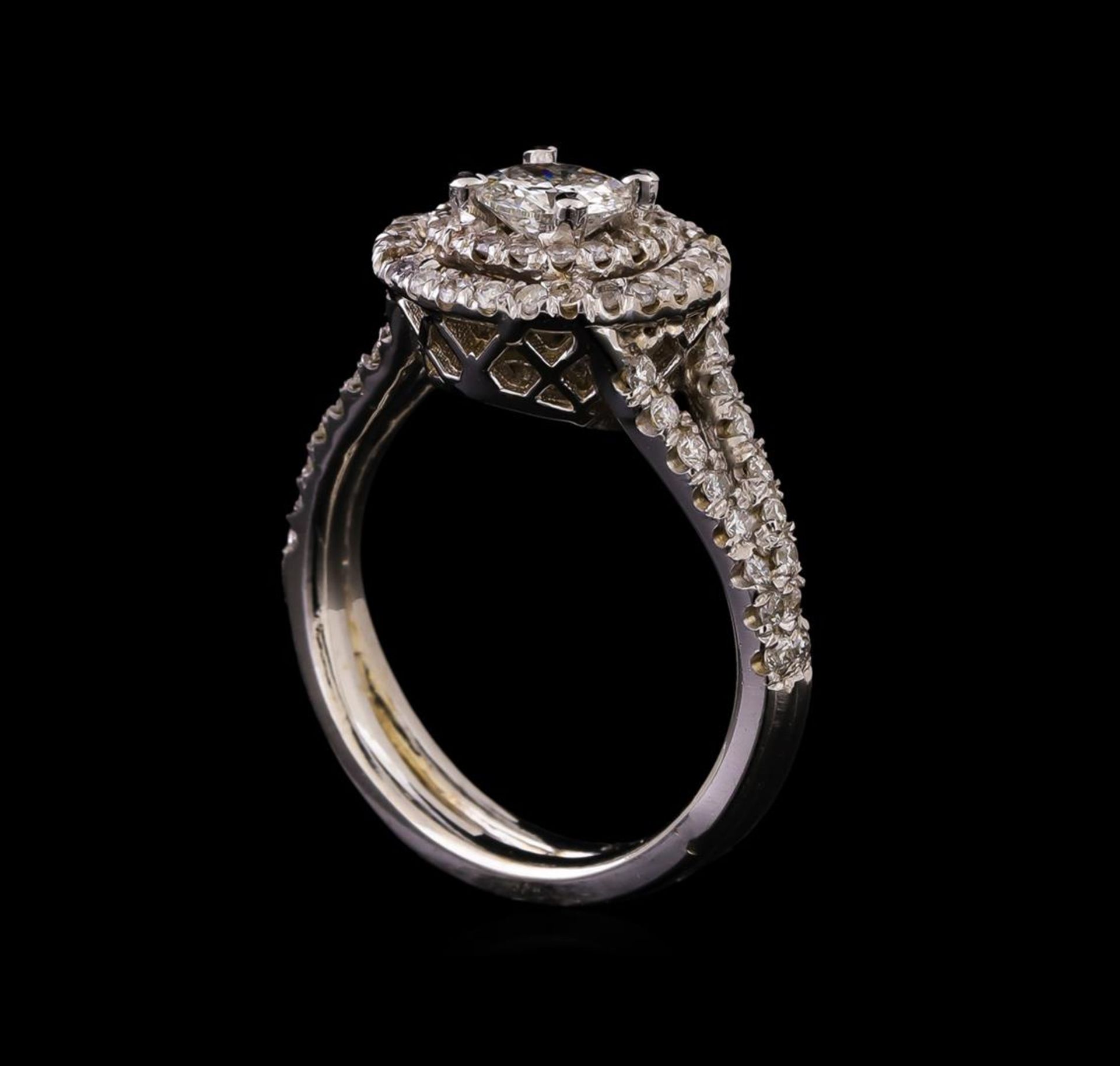 14KT White Gold 1.15 ctw Diamond Ring - Image 4 of 5