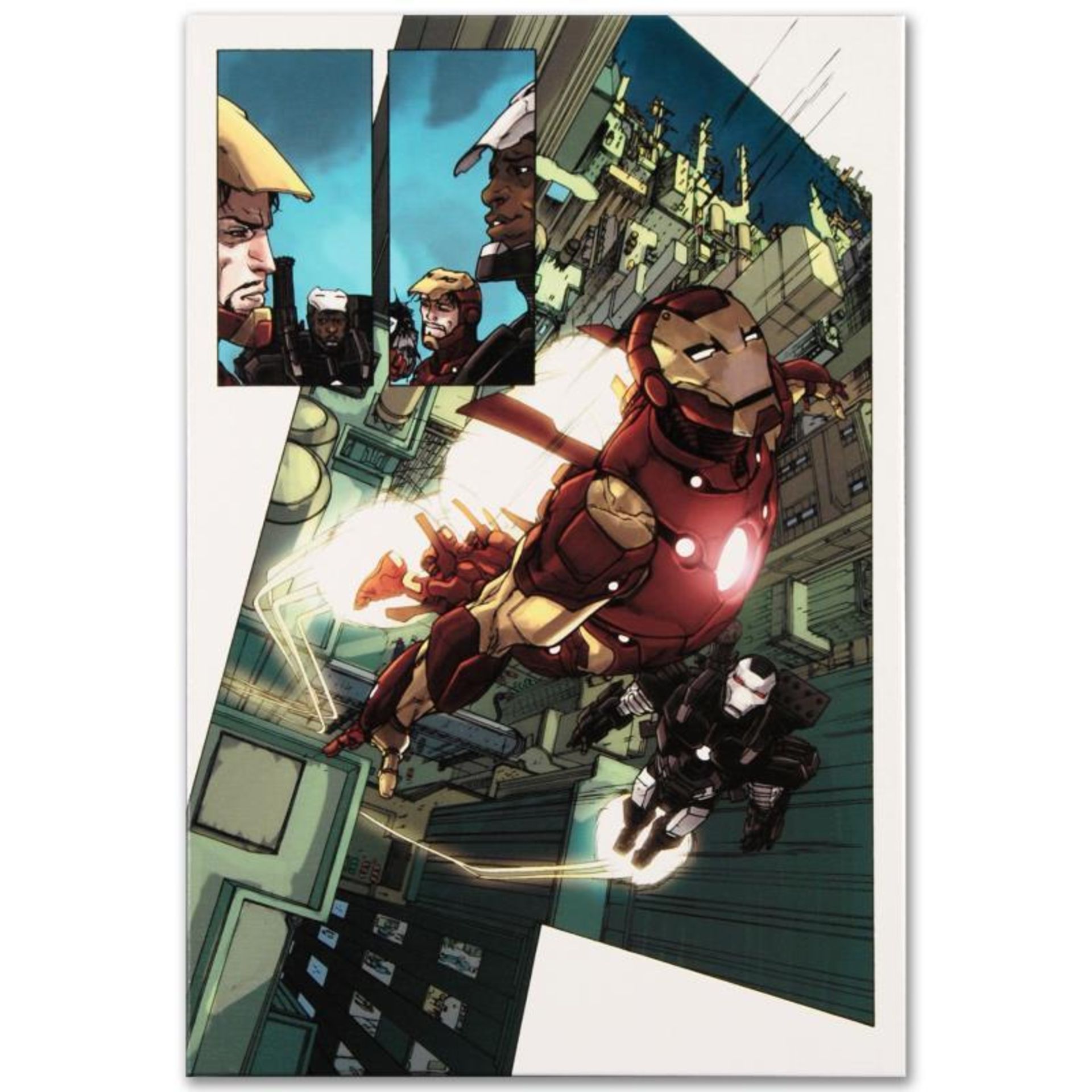 Marvel Comics "Iron Man 2.0 #1" Numbered Limited Edition Giclee on Canvas by Bar