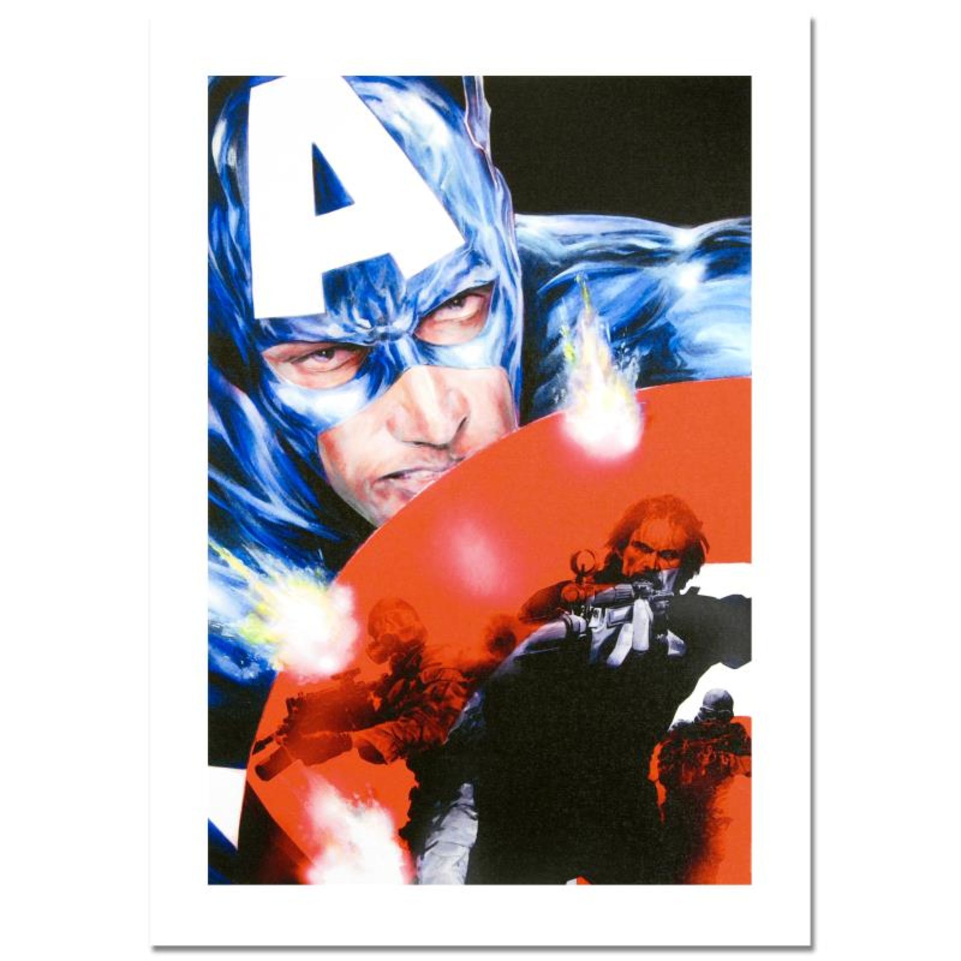 Marvel Comics, "Captain America #37" Numbered Limited Edition Canvas by Jackson